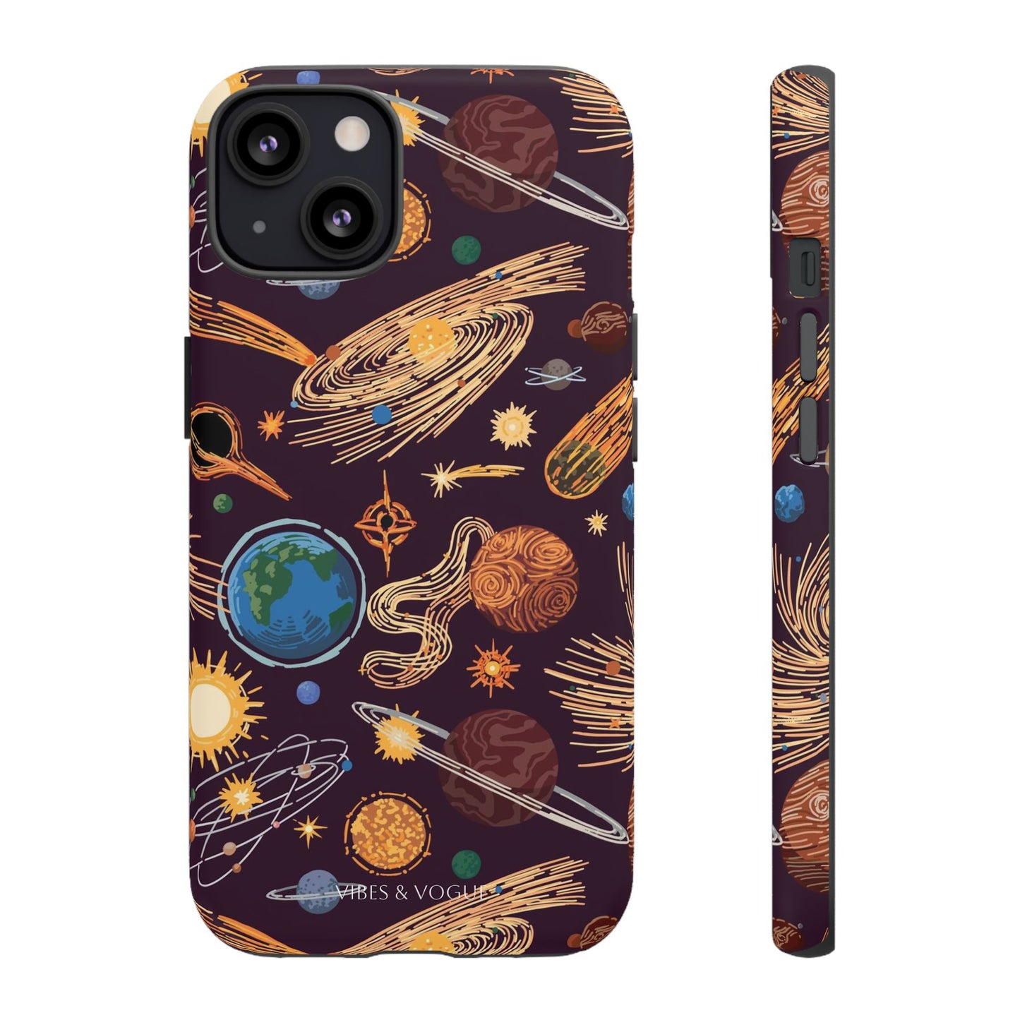 Space-Themed Phone Case - Cosmic Galaxy Design, Durable Protective Cover, Unique Gift, Celestial Lover's Accessory