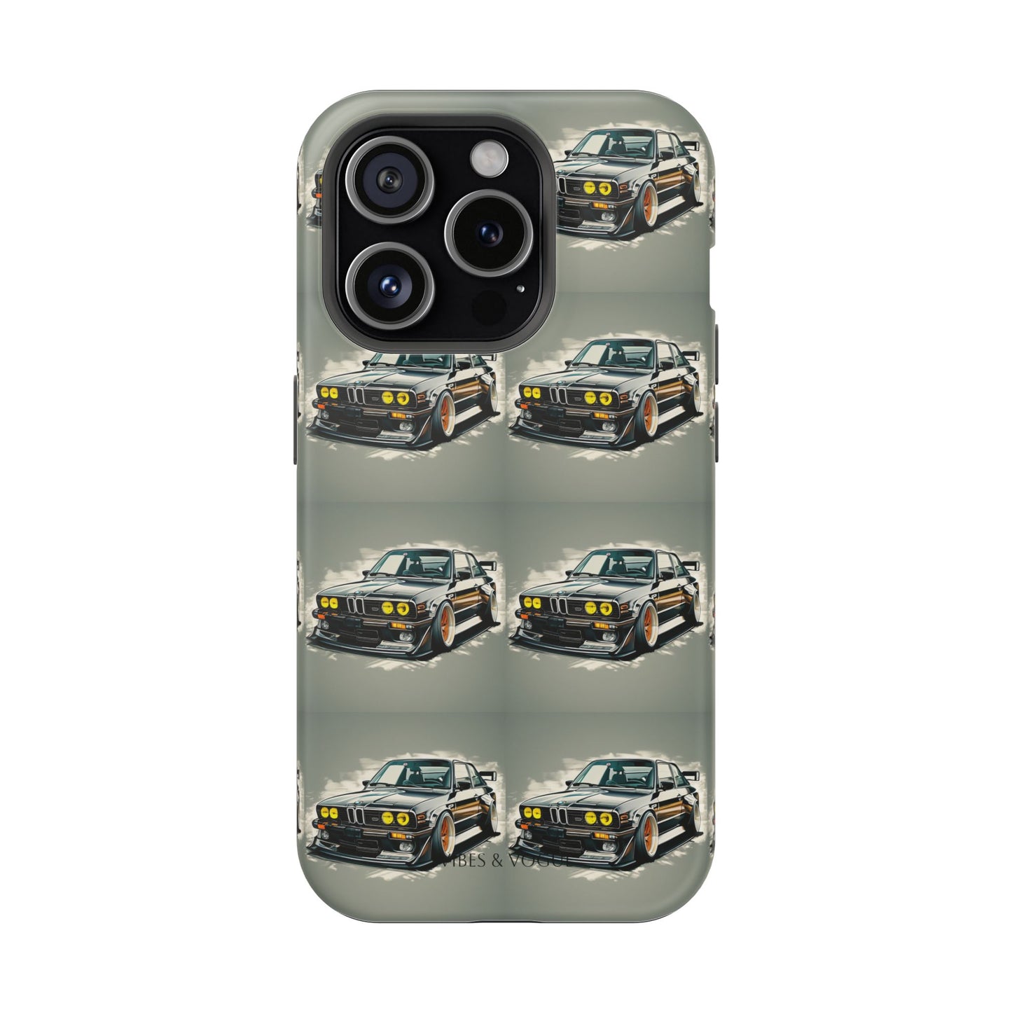 Stylish Car-Themed Magnetic Tough Cases - Perfect for Auto Enthusiasts