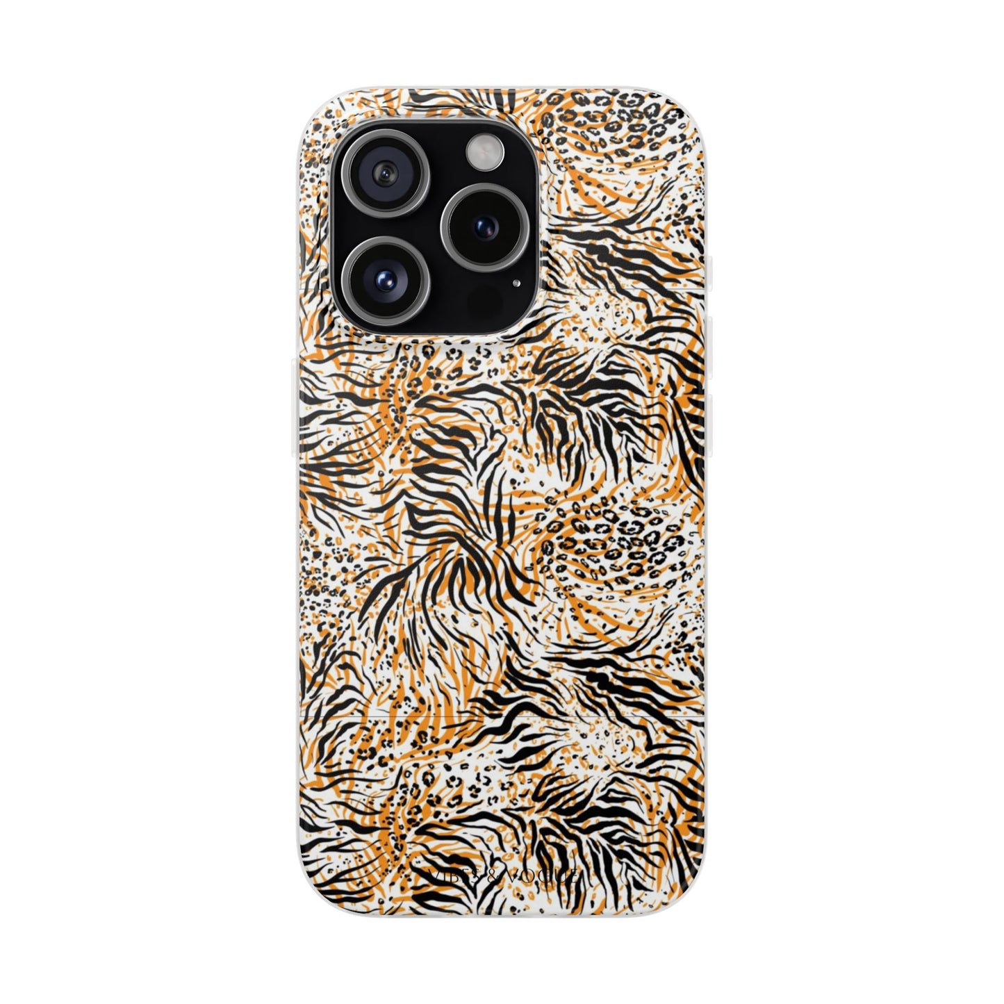 Wild Animal Print Flexi Case for iPhone - Fierce & Trendy Design