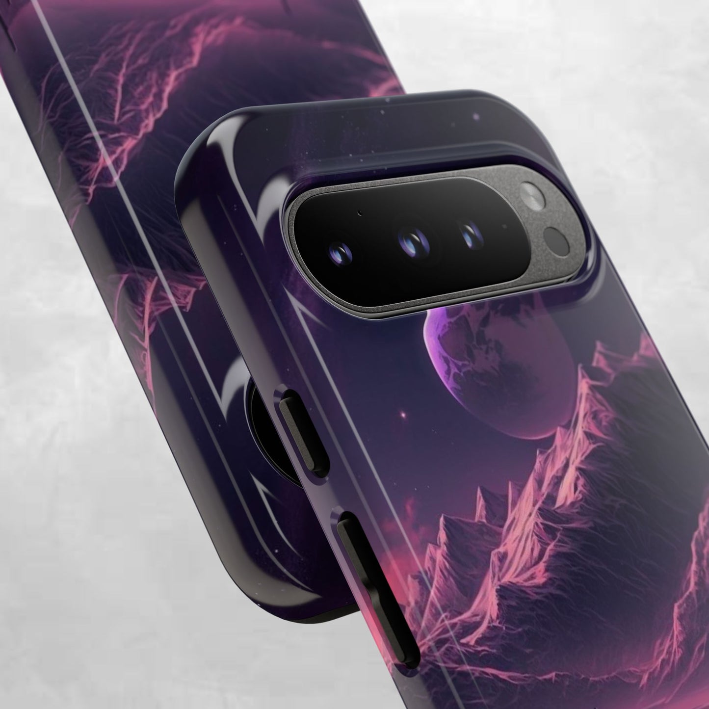 Futuristic Phone Case, Galaxy Aesthetic, Cosmic Art, Stylish Protection, Gifts for Tech Lovers