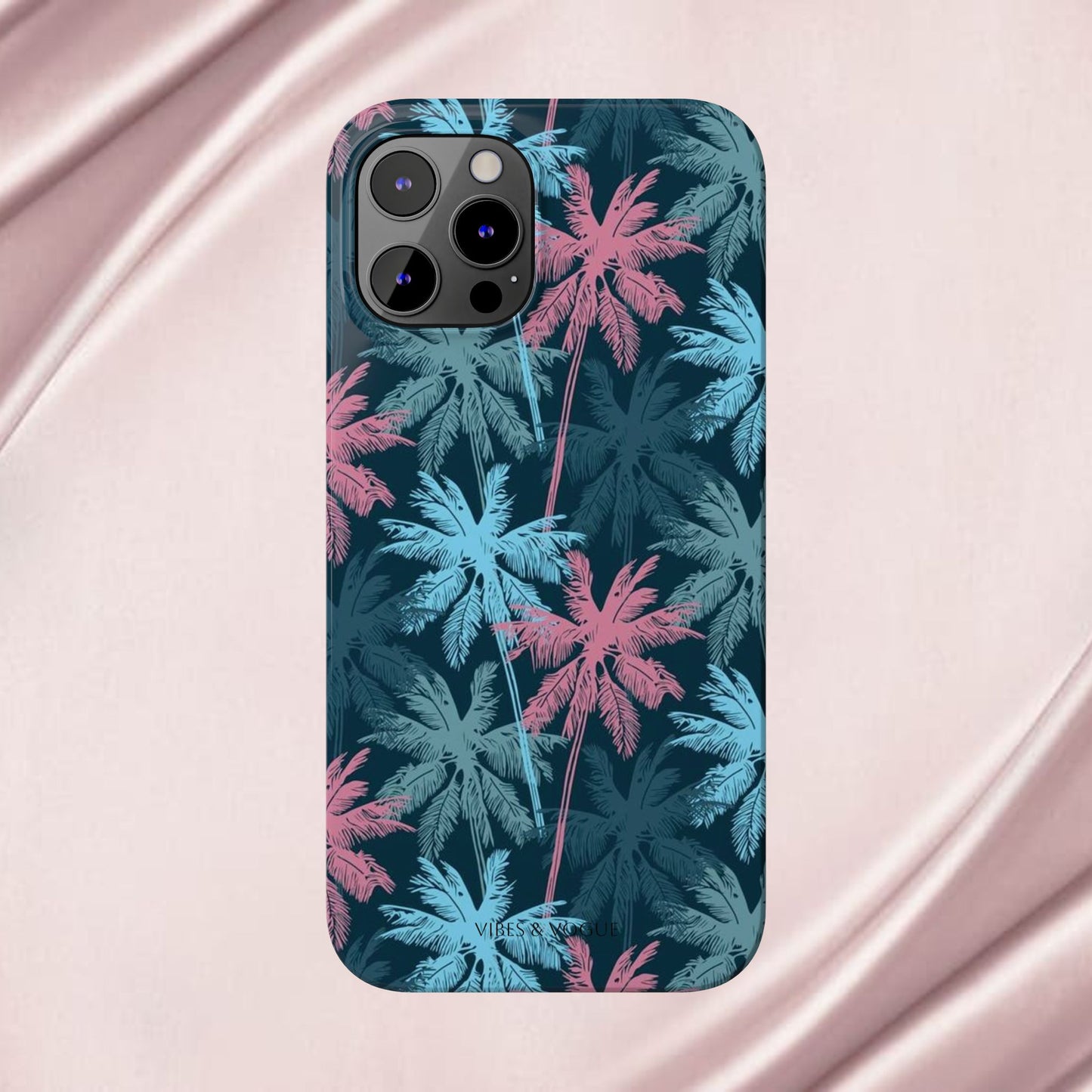 Tropical Vibes Slim Phone Case - Summer Botanical Design