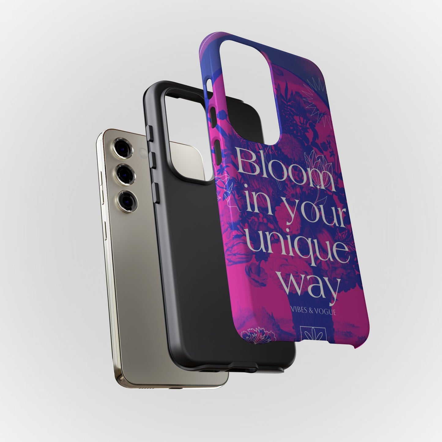 Bloom in Your Unique Way Phone Case - Tough and Stylish Design