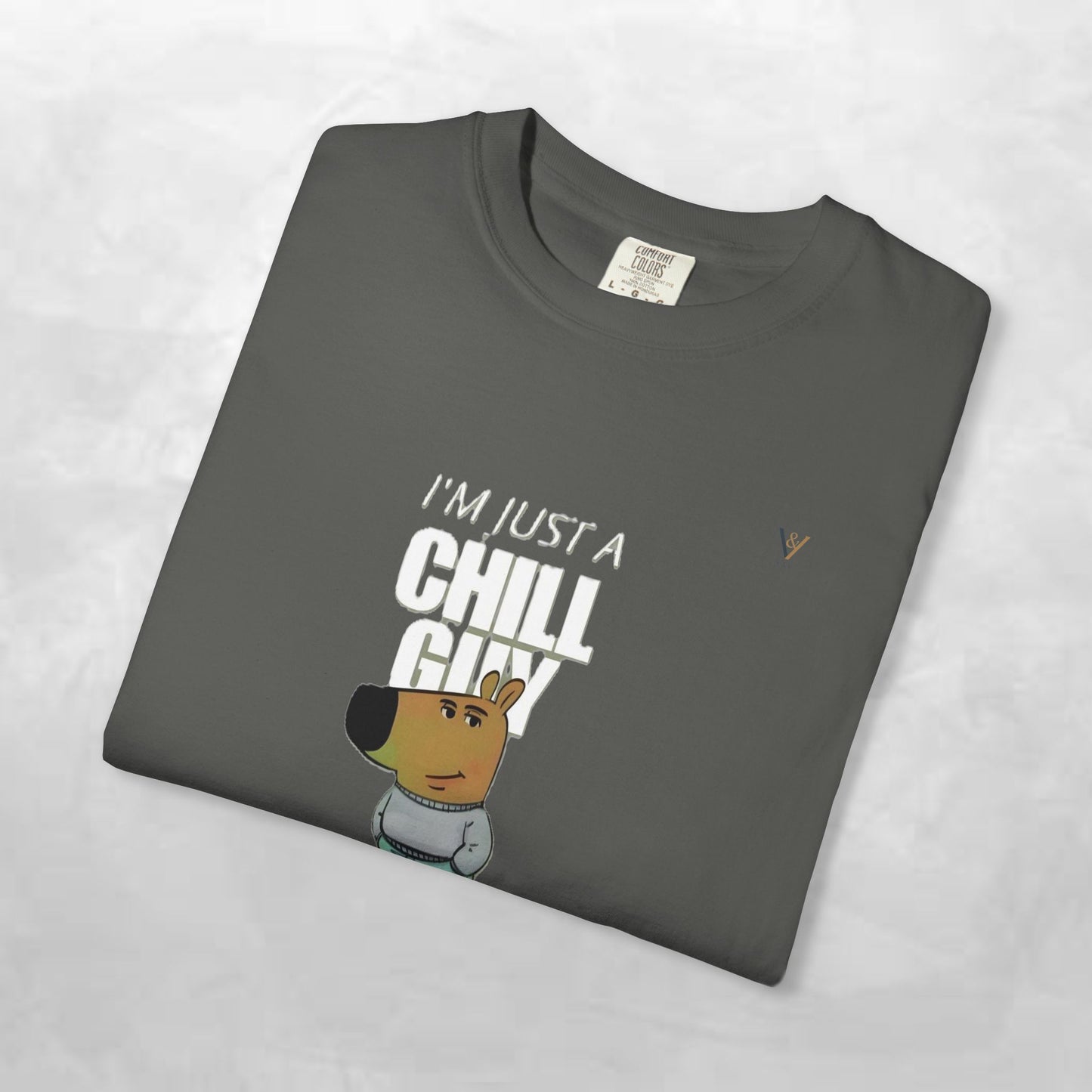 Chill Guy Graphic T-Shirt - Relaxed Unisex Tee for Casual Vibes