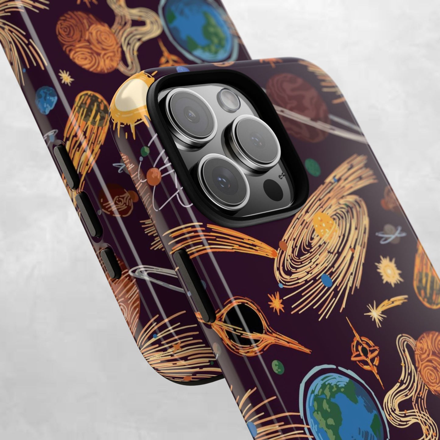 Space-Themed Phone Case - Cosmic Galaxy Design, Durable Protective Cover, Unique Gift, Celestial Lover's Accessory