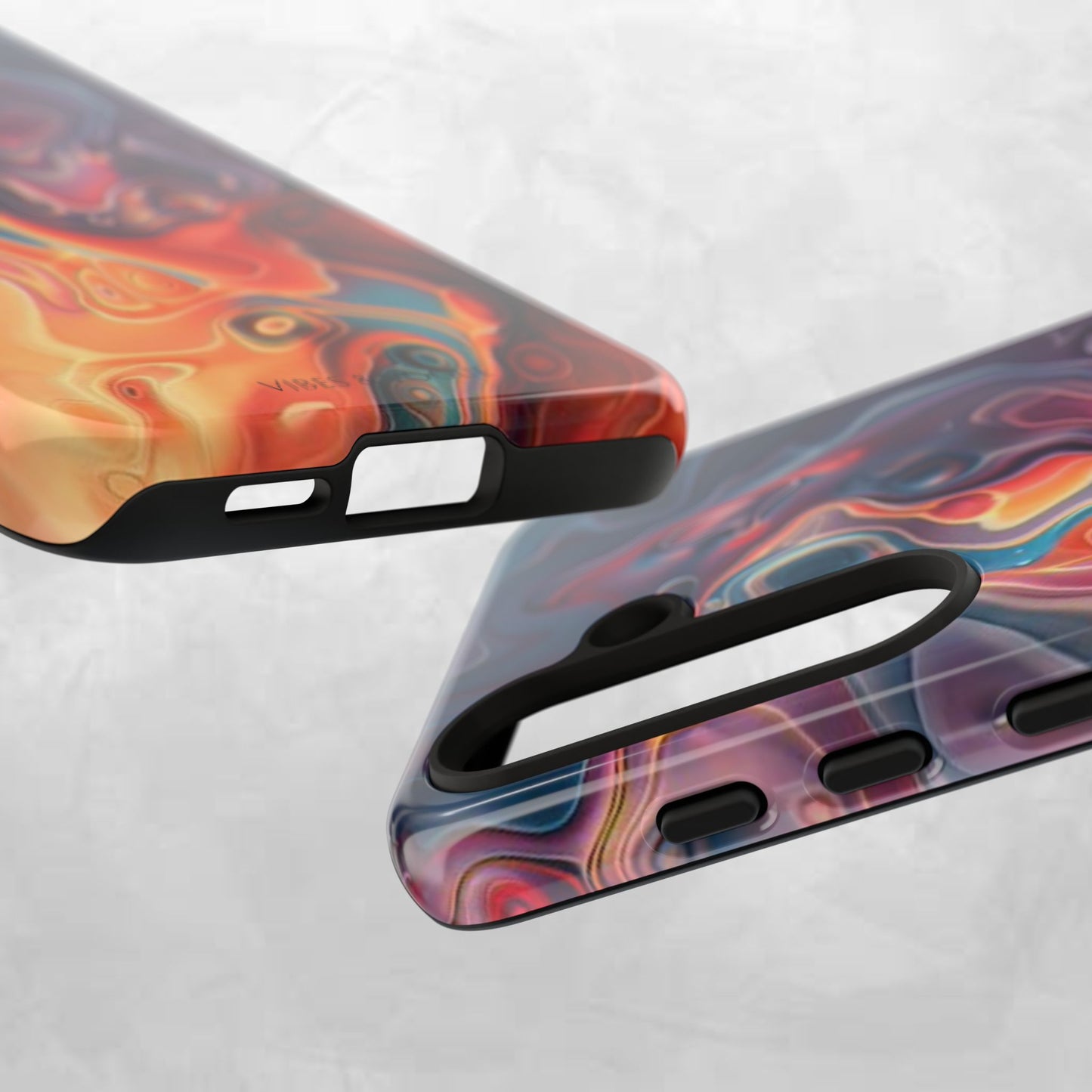 Colorful Phone Case, Abstract Print Cover, Tough Cases for Protection, Gift for Her, Modern Design, Trendy Mobile Accessory