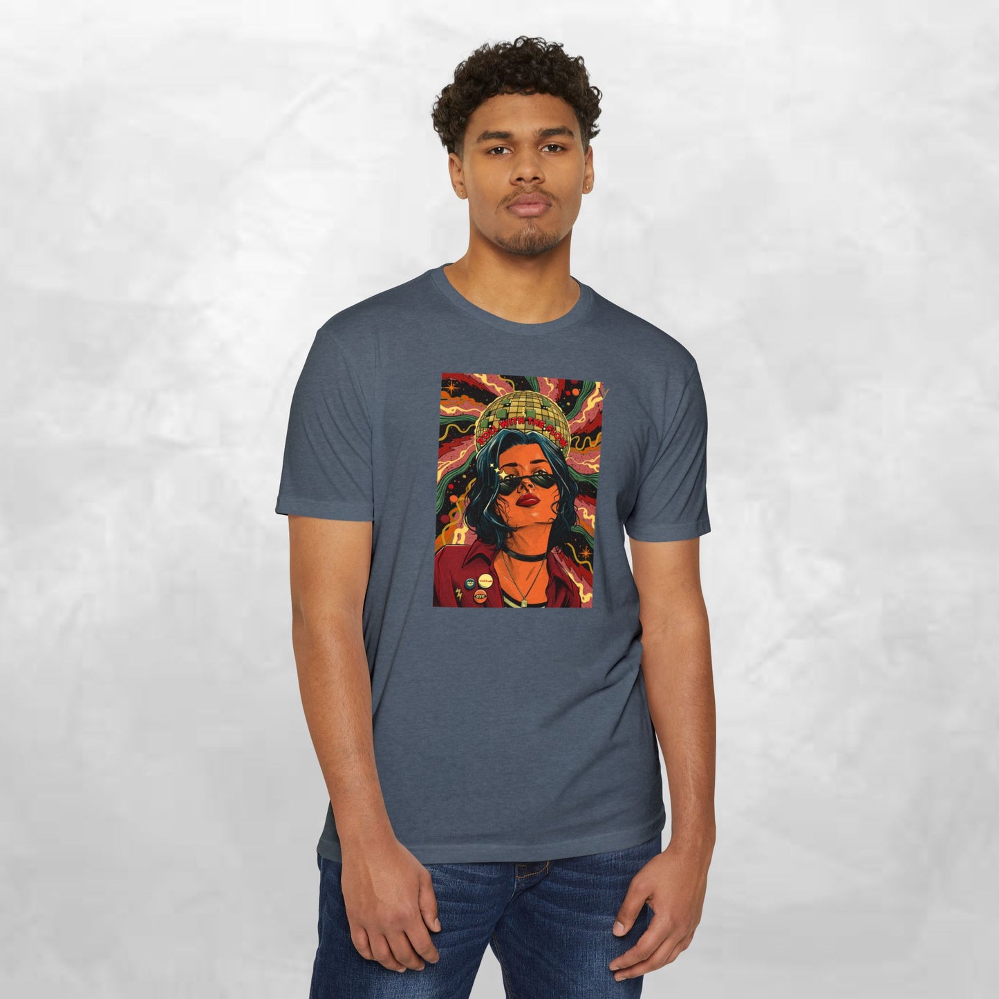 Bohemian Graphic T-Shirt - Vibrant Art Tee for Creative Souls
