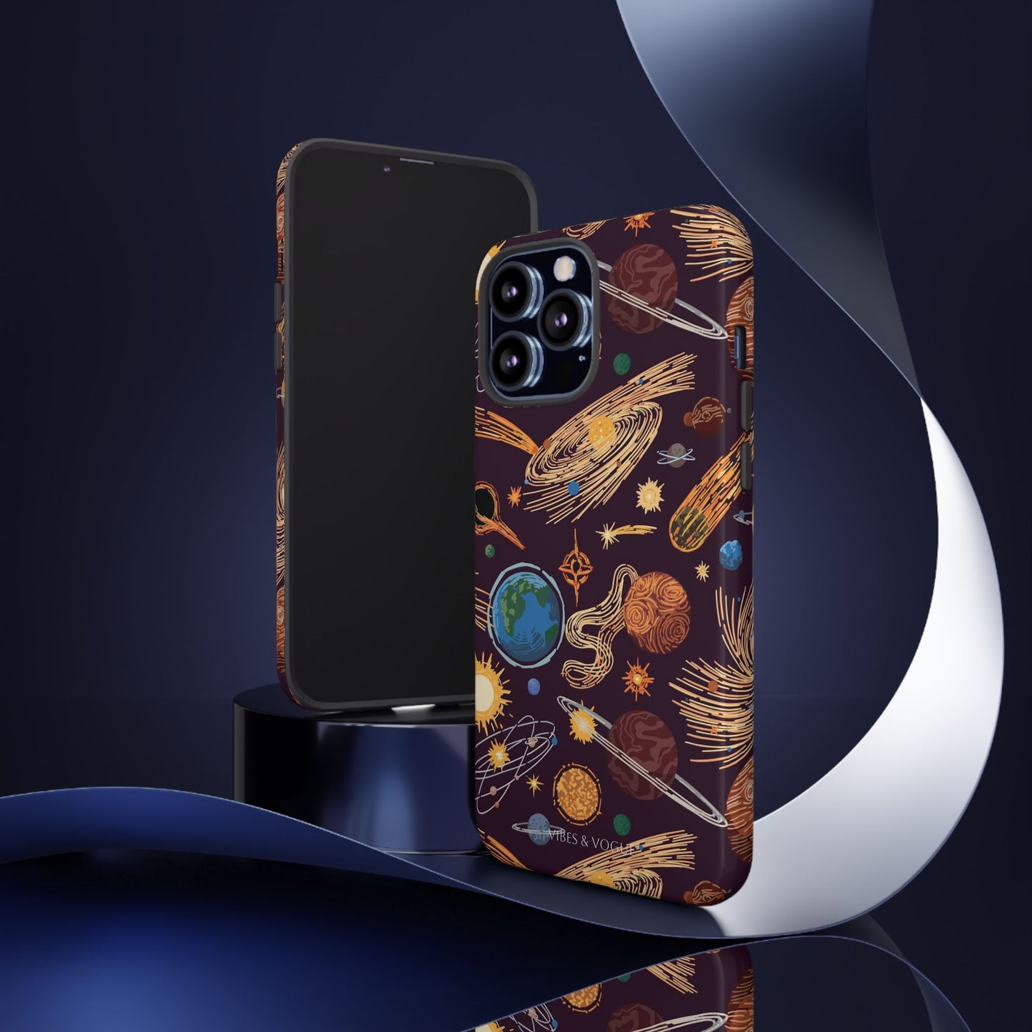 Space-Themed Phone Case - Cosmic Galaxy Design, Durable Protective Cover, Unique Gift, Celestial Lover's Accessory