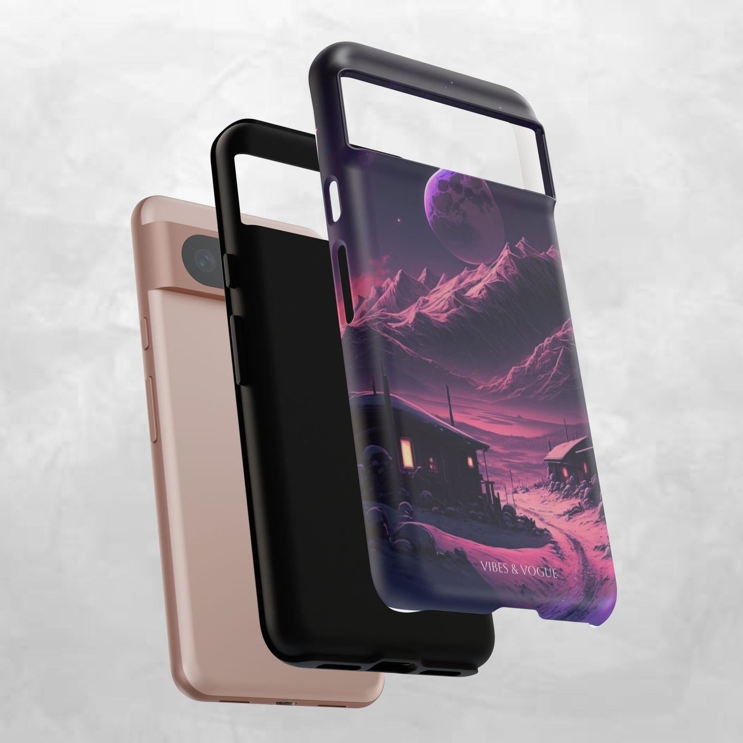 Futuristic Phone Case, Galaxy Aesthetic, Cosmic Art, Stylish Protection, Gifts for Tech Lovers