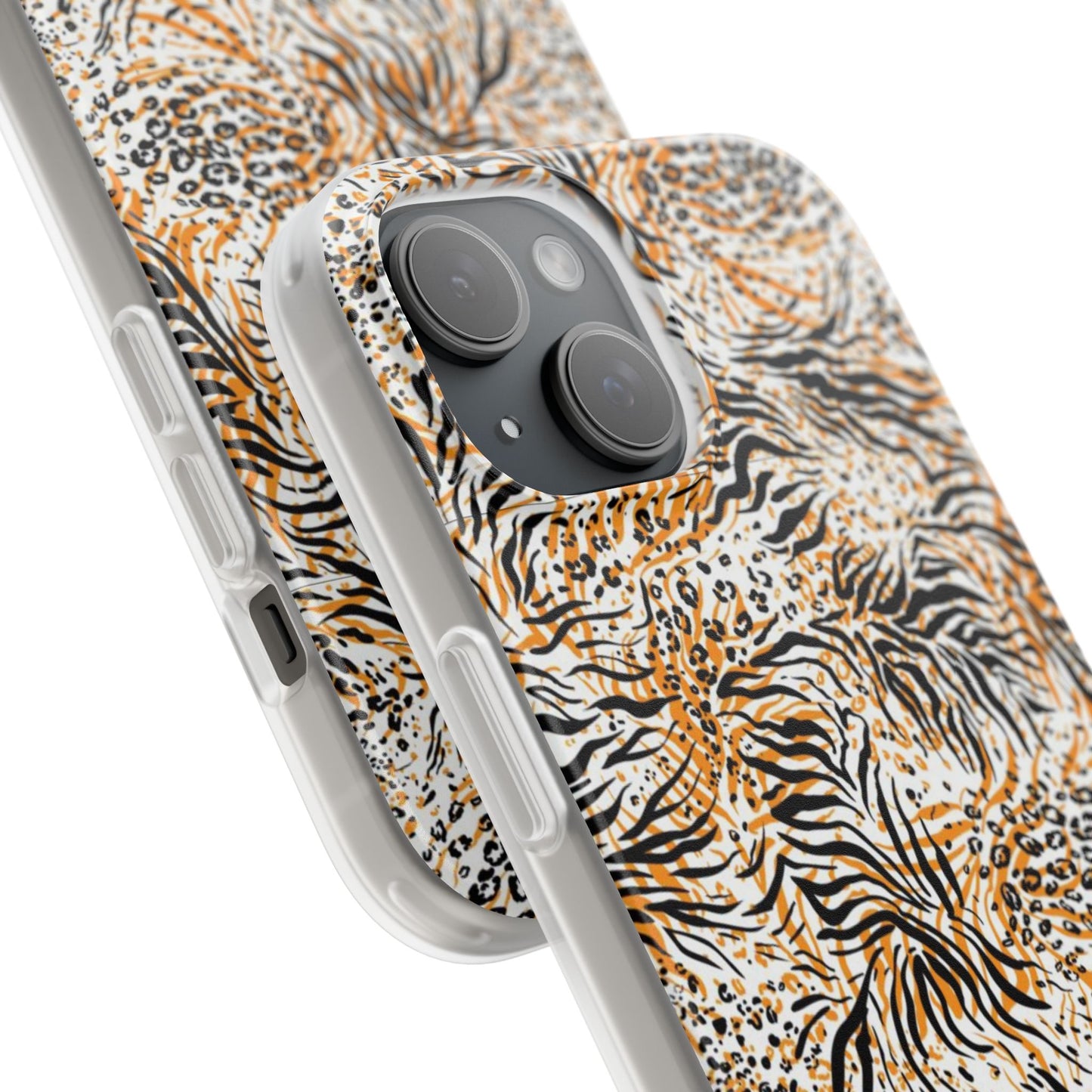 Wild Animal Print Flexi Case for iPhone - Fierce & Trendy Design