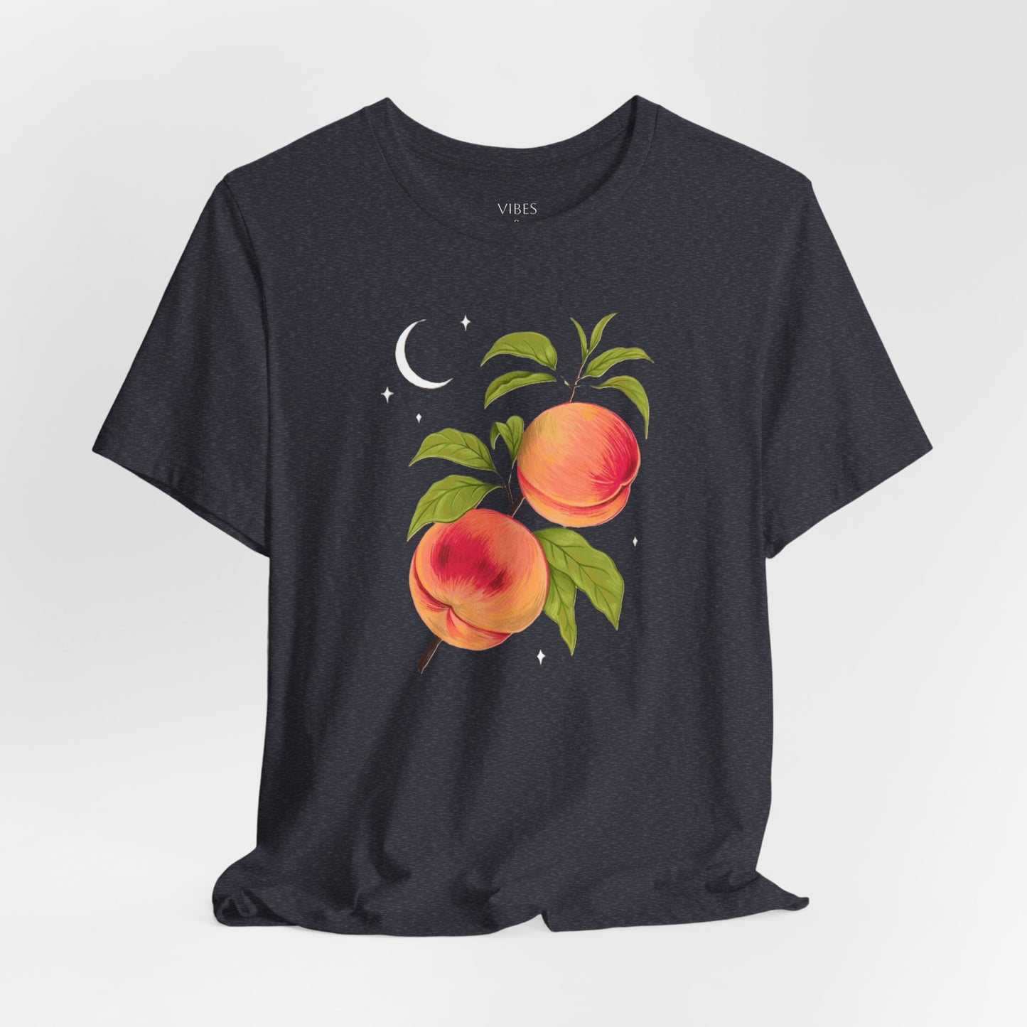 Peachy Summer Vibes Tee - Unisex Jersey Short Sleeve Shirt, Casual Wear, Gift for Her, Summer Fashion, Peach Design, Birthday Gift