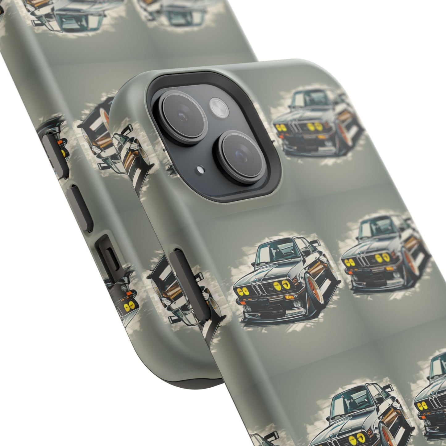 Stylish Car-Themed Magnetic Tough Cases - Perfect for Auto Enthusiasts