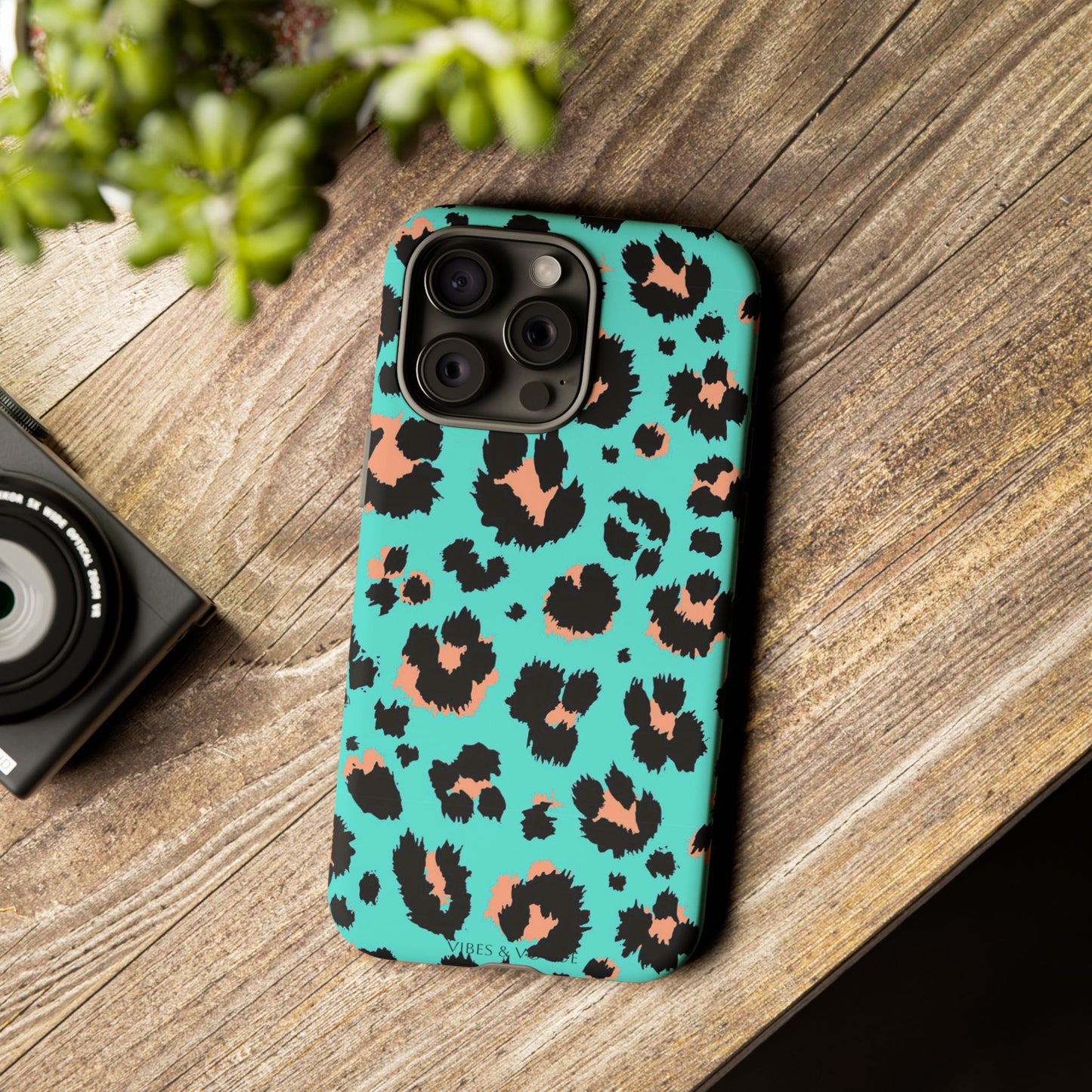 Leopard Print Phone Case, Tough Phone Case, Wild Style Accessory, Animal Print Cover, Stylish Phone Protection