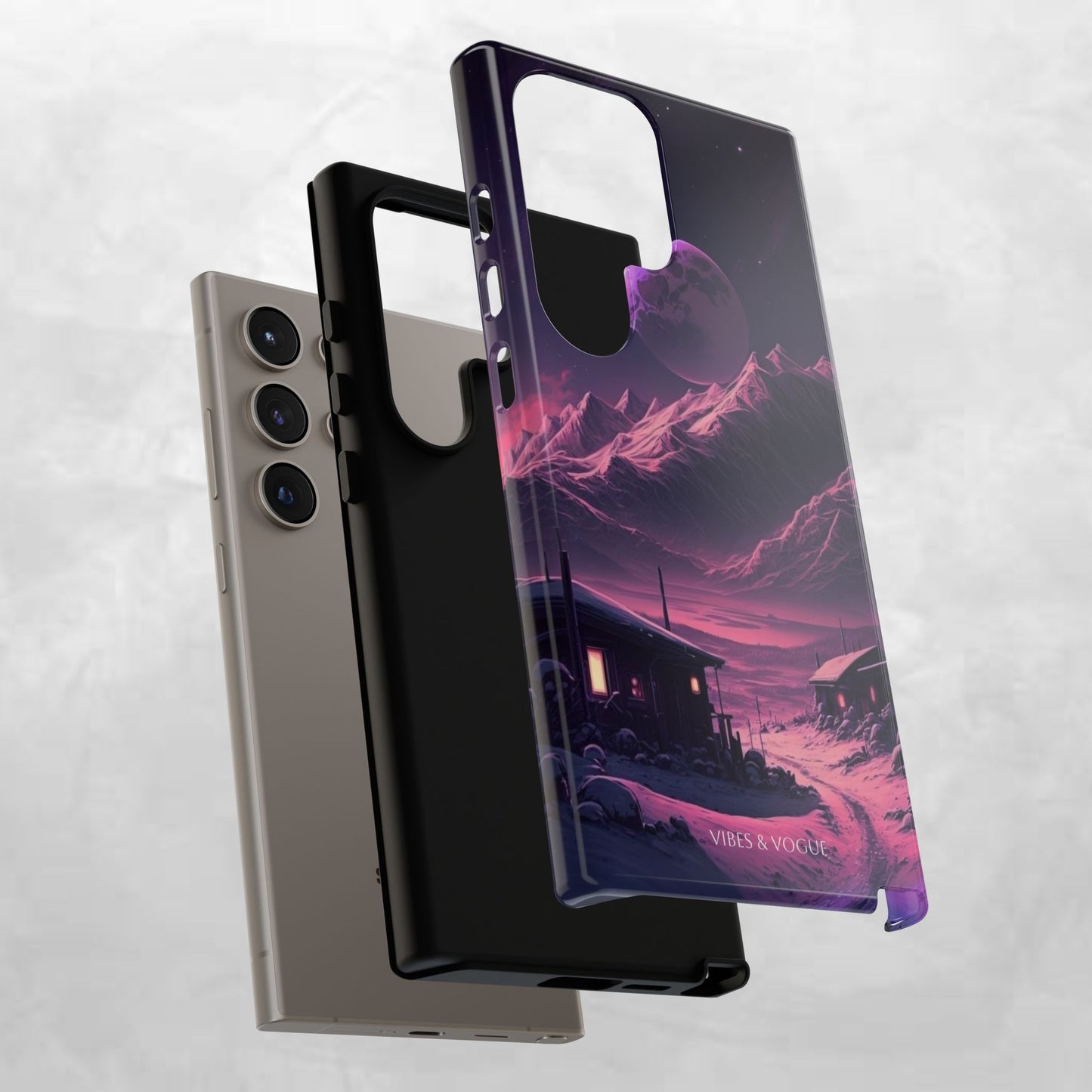 Futuristic Phone Case, Galaxy Aesthetic, Cosmic Art, Stylish Protection, Gifts for Tech Lovers