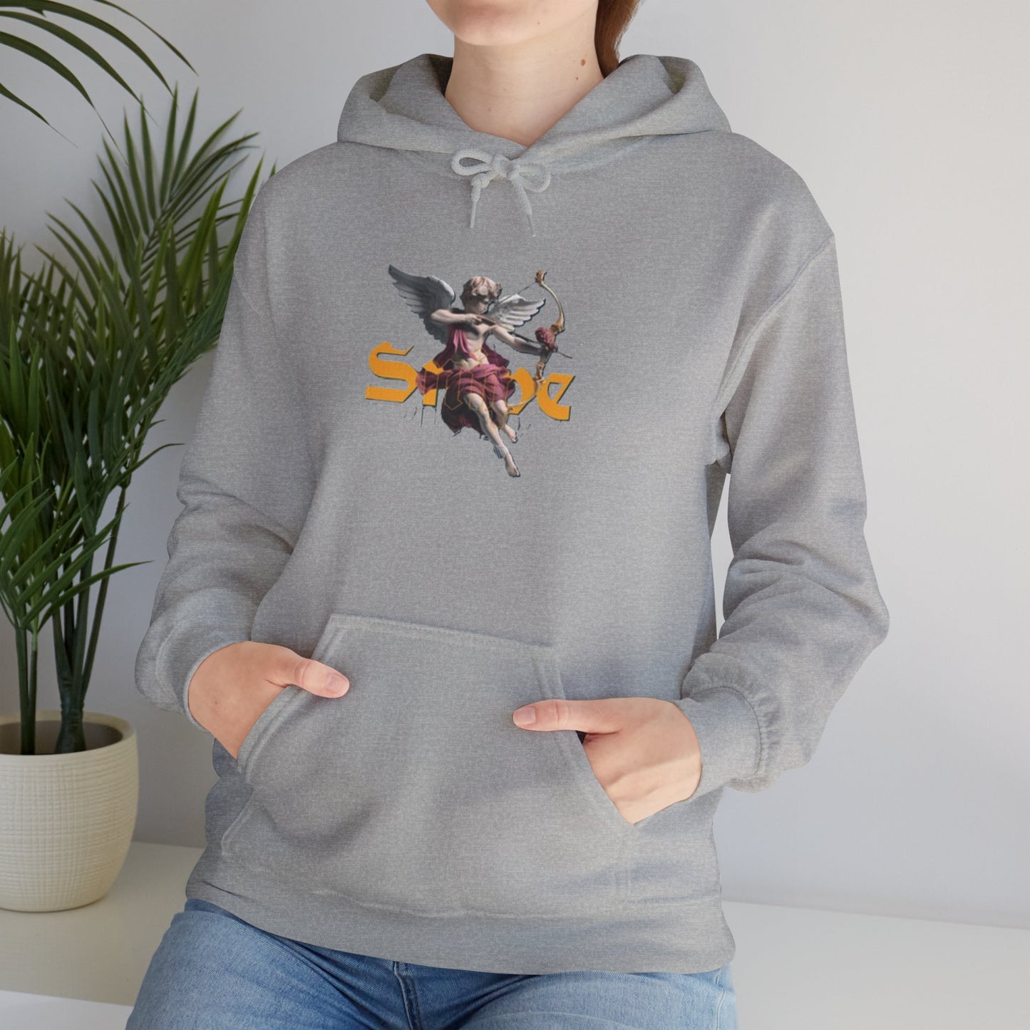 Chic Graphic Hoodie - Unisex Heavy Blend™ Sweatshirt, Casual Wear, Street Style, Gift for Him/Her, Comfortable Fashion, Trendy Apparel