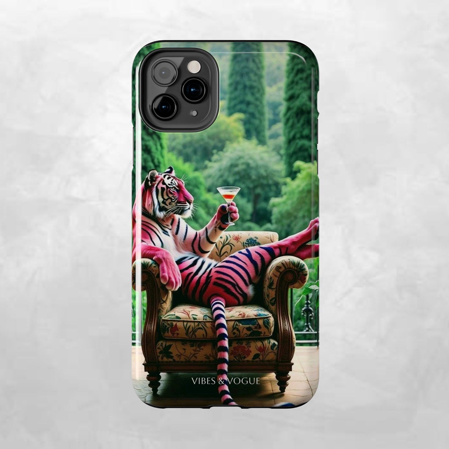 Relaxed Tiger Phone Case | Tough Case for Animal Lovers, Unique Gift for Friends, Stylish Tech Accessories, Fun Phone Cover, Vibrant Design