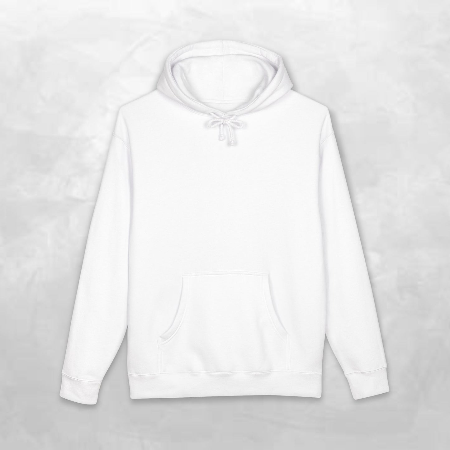 Classic White Hoodie — Minimal Pullover Sweatshirt