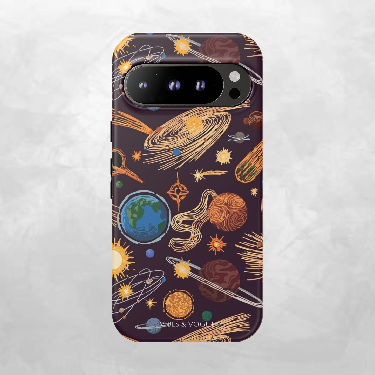 Space-Themed Phone Case - Cosmic Galaxy Design, Durable Protective Cover, Unique Gift, Celestial Lover's Accessory