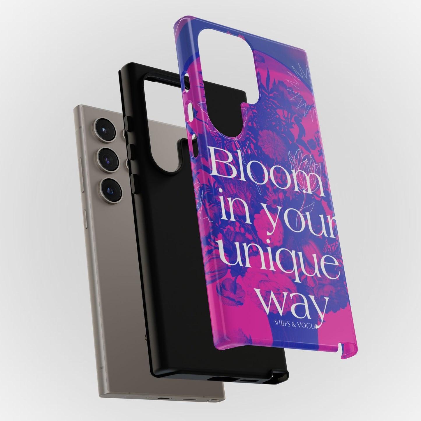 Bloom in Your Unique Way Phone Case - Tough and Stylish Design