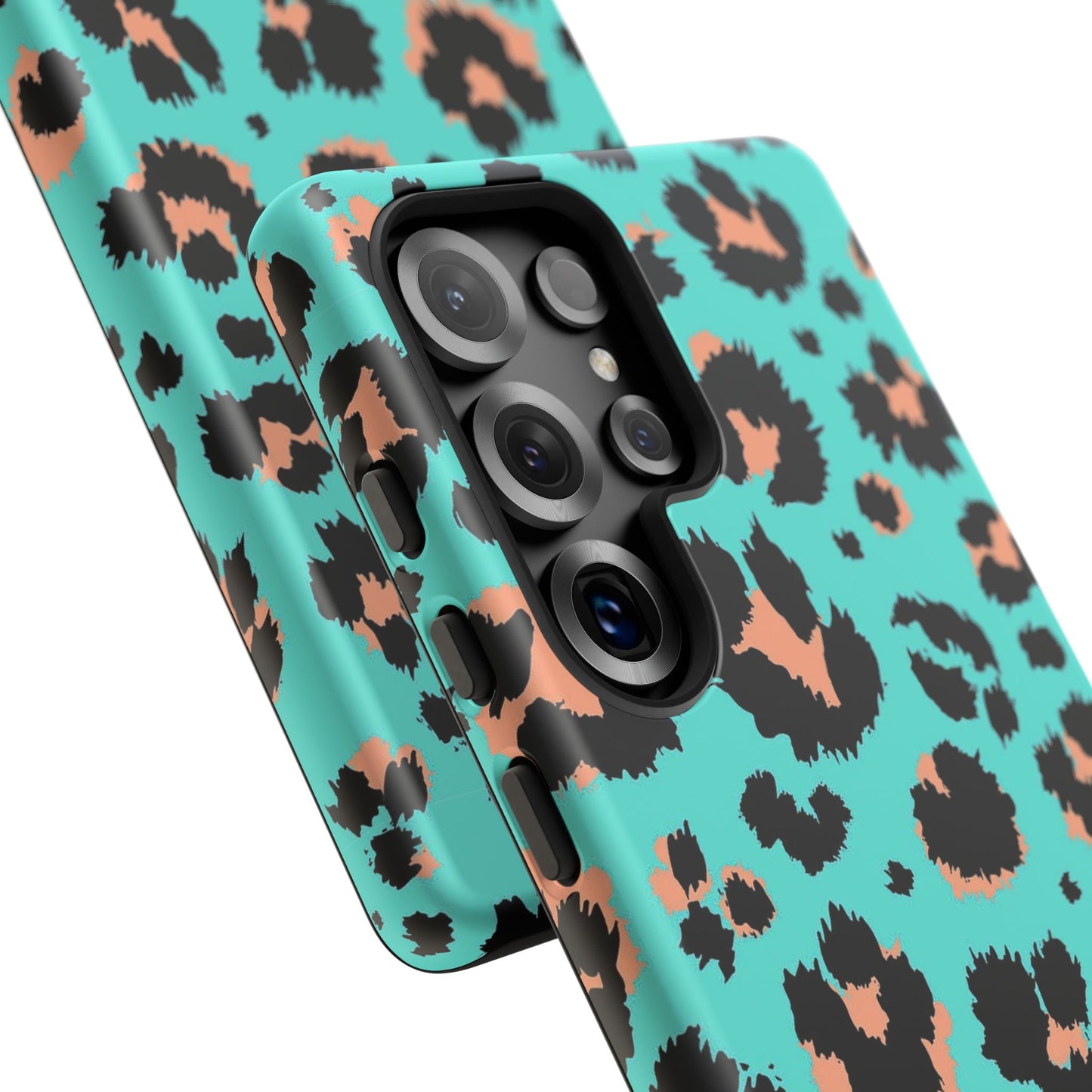 Leopard Print Phone Case, Tough Phone Case, Wild Style Accessory, Animal Print Cover, Stylish Phone Protection