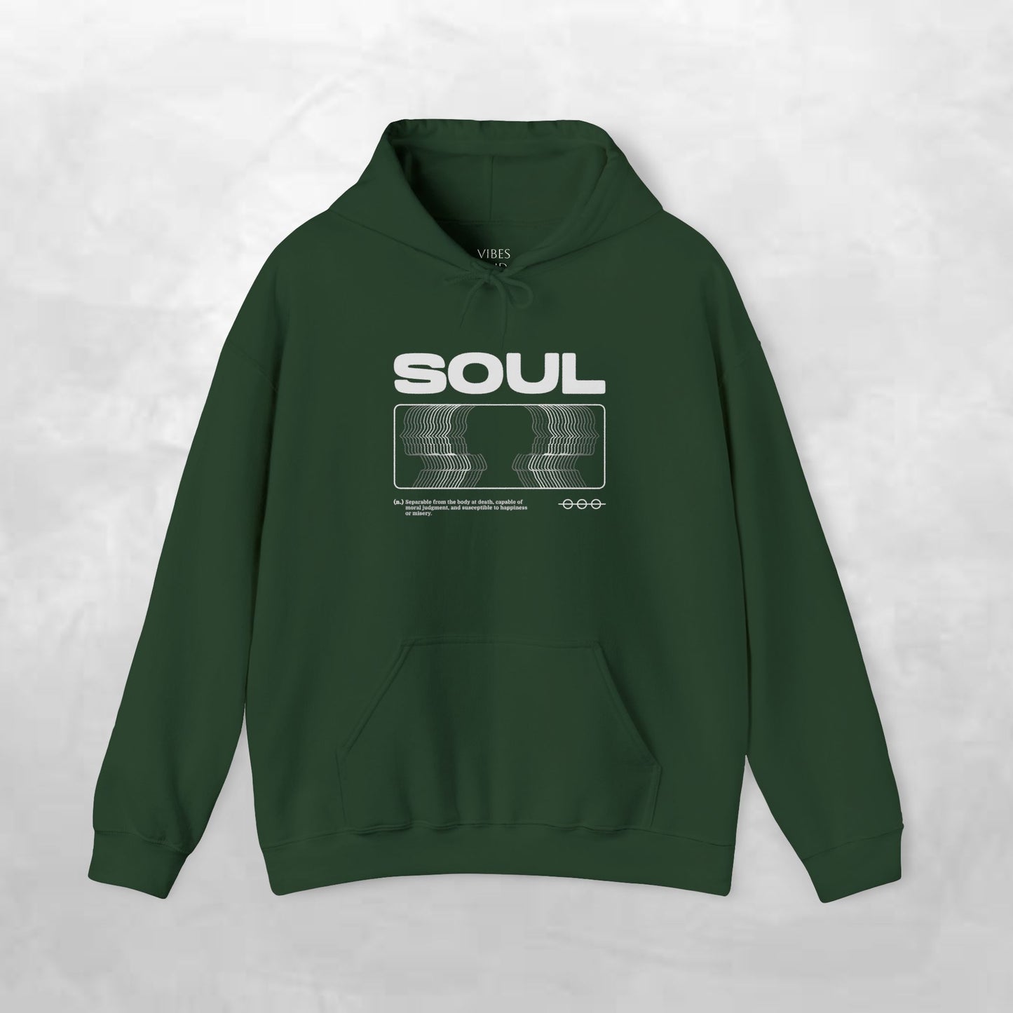 Soul Graphic Hoodie — Retro VHS Silhouette Streetwear
