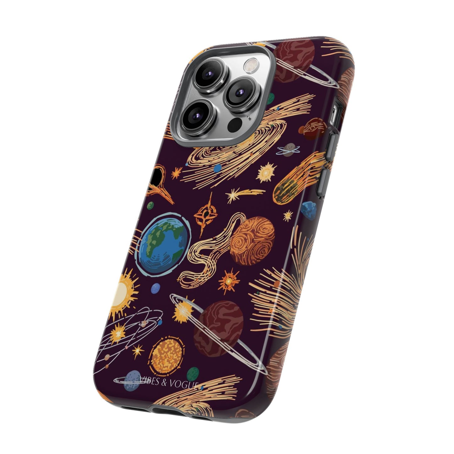 Space-Themed Phone Case - Cosmic Galaxy Design, Durable Protective Cover, Unique Gift, Celestial Lover's Accessory