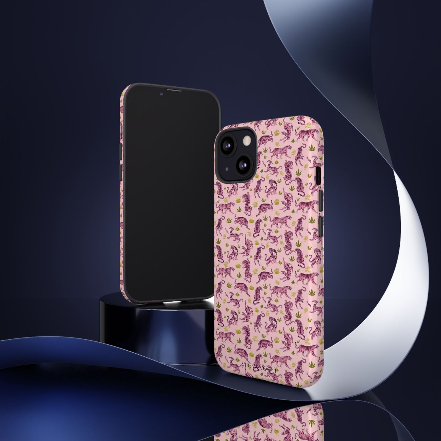 Pink Tiger Pattern Phone Case - Tough Cases