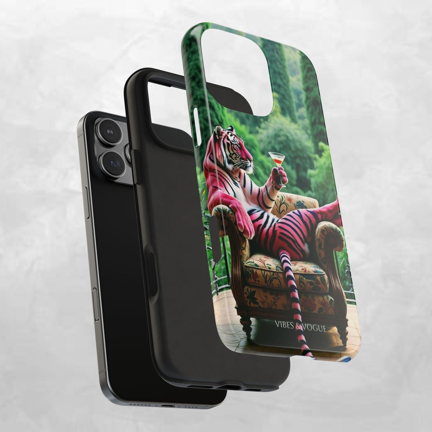 Relaxed Tiger Phone Case | Tough Case for Animal Lovers, Unique Gift for Friends, Stylish Tech Accessories, Fun Phone Cover, Vibrant Design