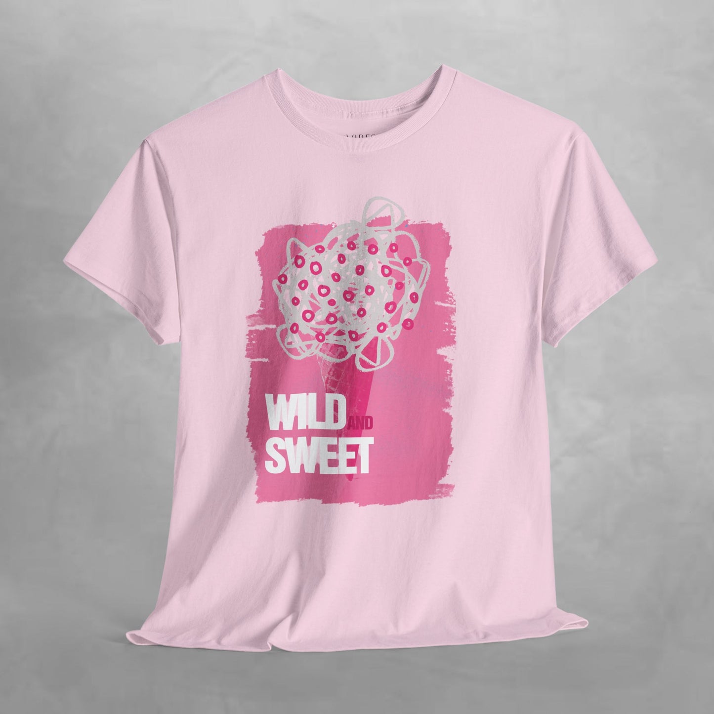 Wild and Sweet Unisex Heavy Cotton Tee - Playful Graphic Shirt for Fun-Loving Individuals