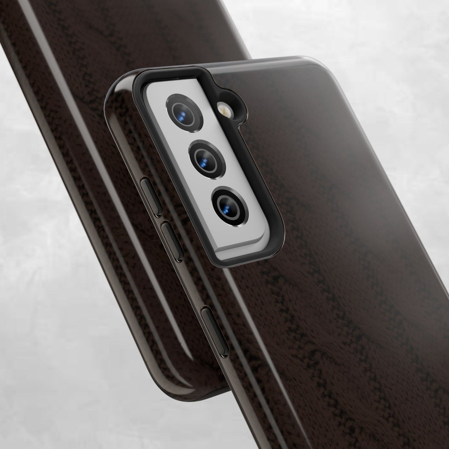 Cable Knit Chocolate Tough Phone Case — Vibes and Vogue Protective Cover