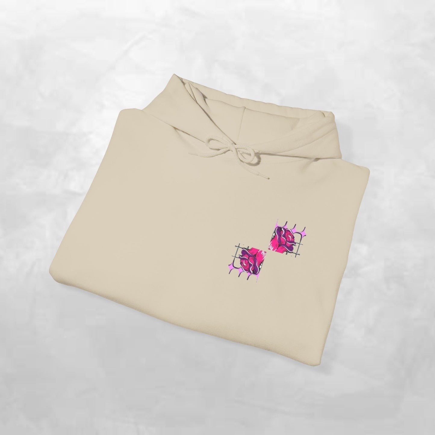 Intuitive Blooms Hoodie, Cozy Sweatshirt, Artistic Apparel, Unique Gift, Comfortable Fashion