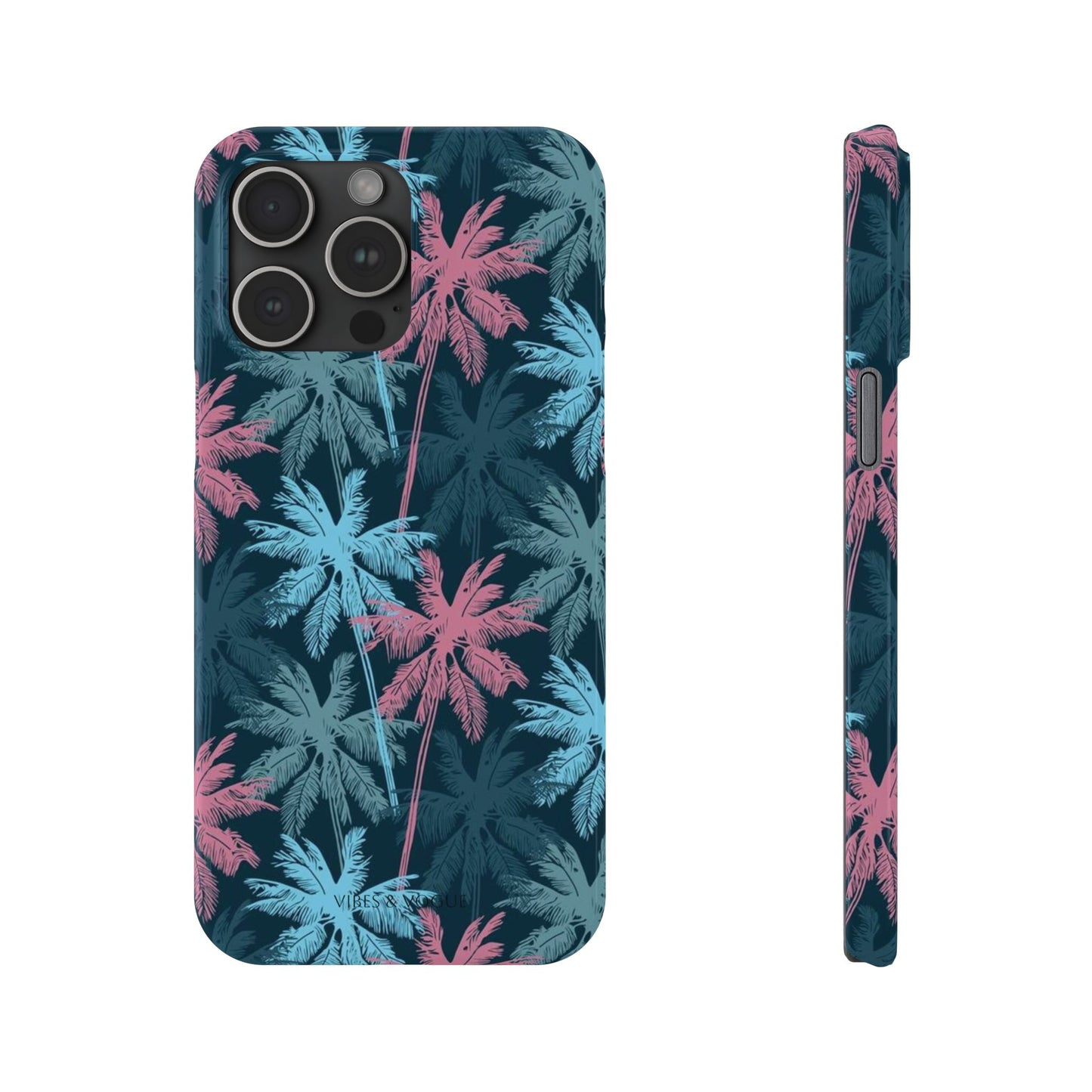 Tropical Vibes Slim Phone Case - Summer Botanical Design