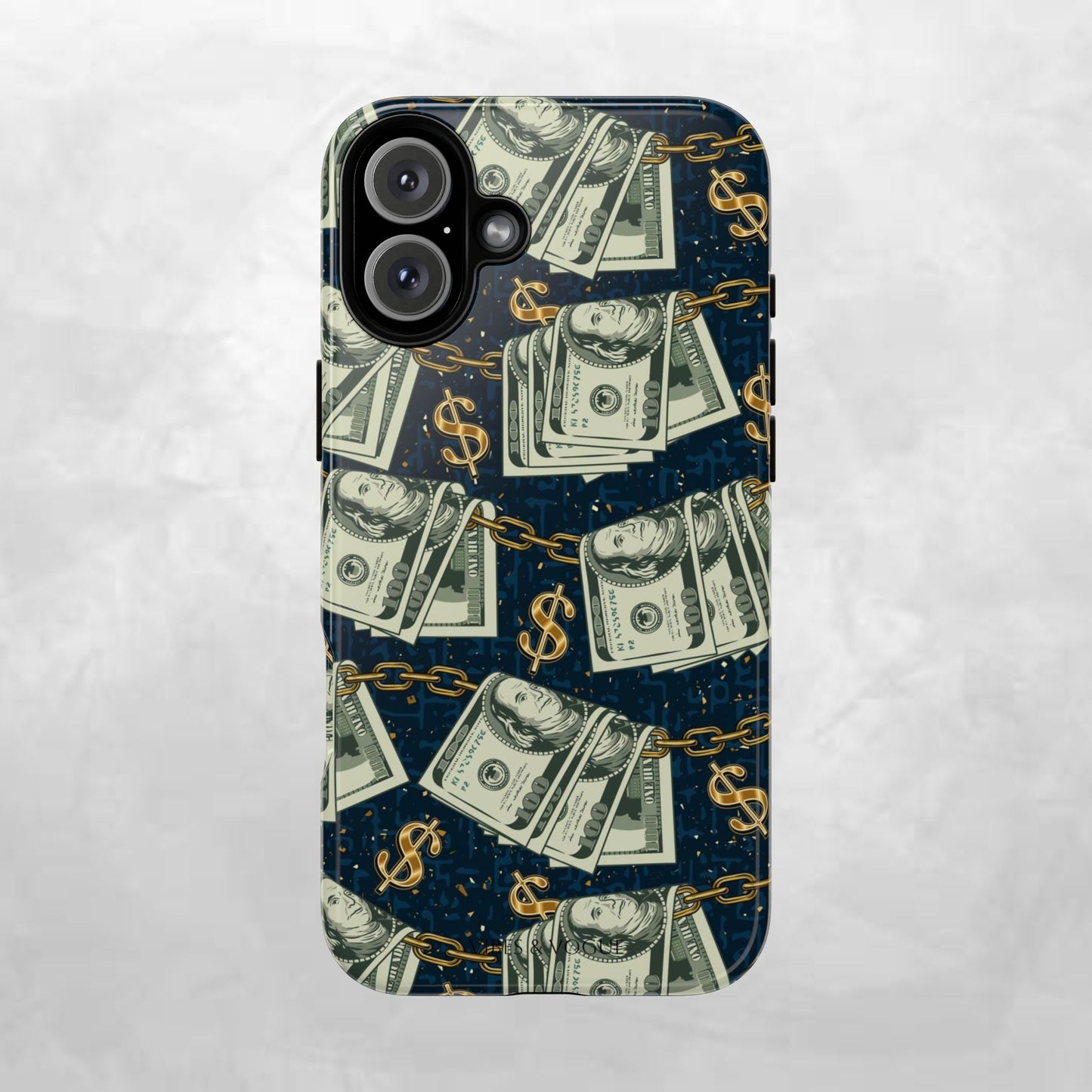 Money Motivation Phone Case, Tough Cases for iPhone, Money Design Phone Accessory, Trendy Tech Gifts, Unique Phone Cover