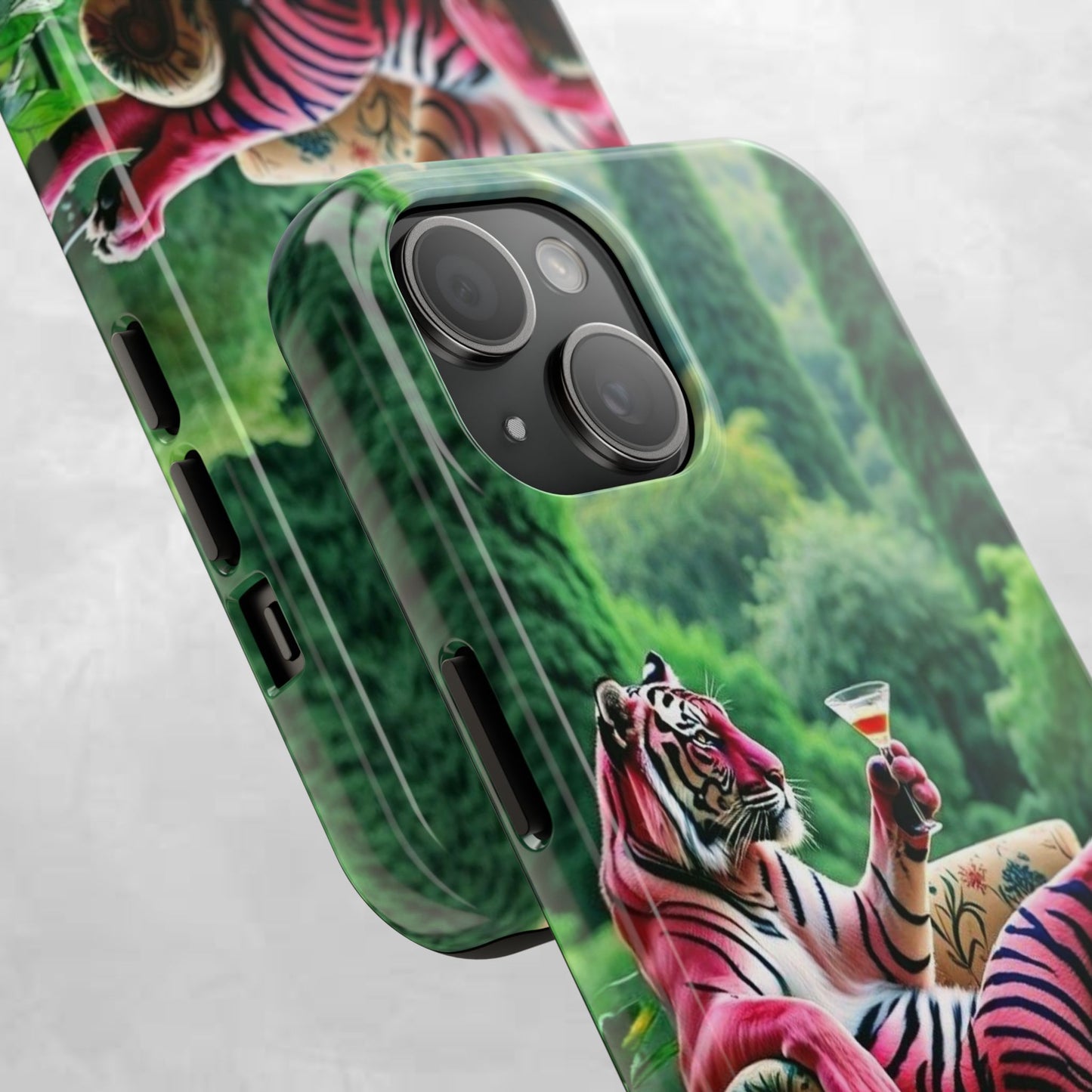 Relaxed Tiger Phone Case | Tough Case for Animal Lovers, Unique Gift for Friends, Stylish Tech Accessories, Fun Phone Cover, Vibrant Design