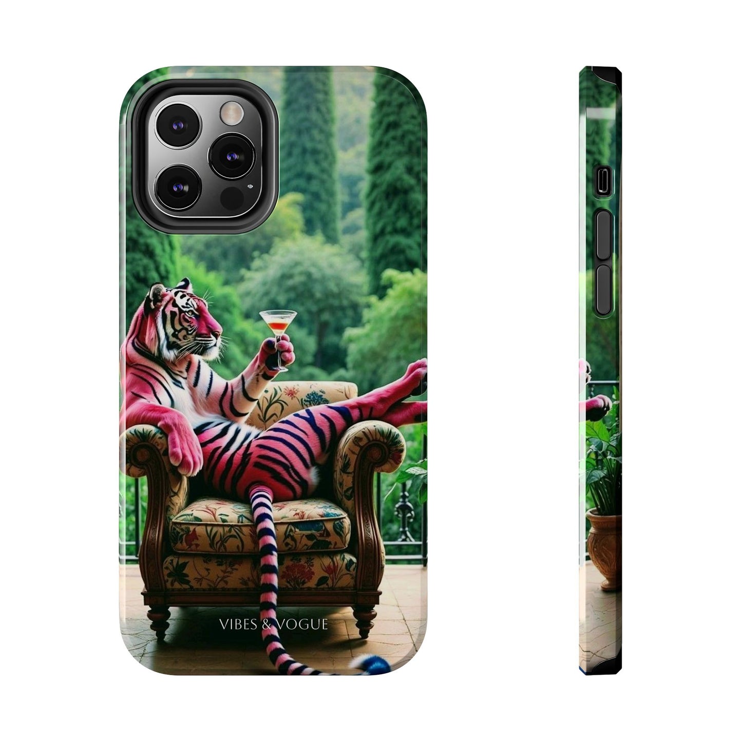 Relaxed Tiger Phone Case | Tough Case for Animal Lovers, Unique Gift for Friends, Stylish Tech Accessories, Fun Phone Cover, Vibrant Design