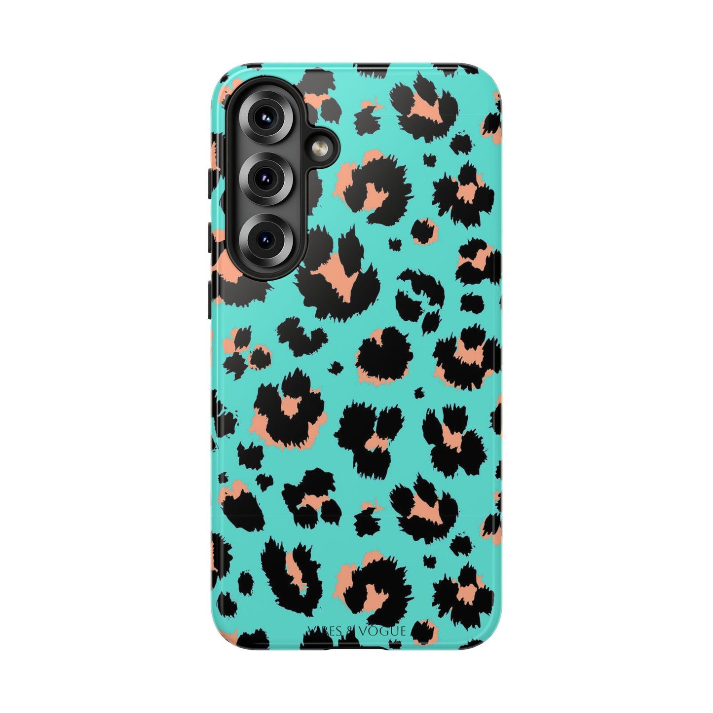 Leopard Print Phone Case, Tough Phone Case, Wild Style Accessory, Animal Print Cover, Stylish Phone Protection