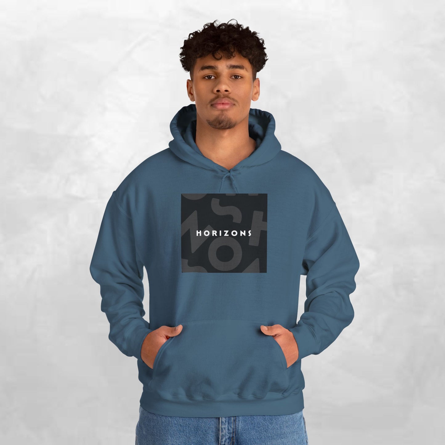 Horizons Unisex Heavy Blend™ Hooded Sweatshirt - Cozy Graphic Hoodie for Casual Wear