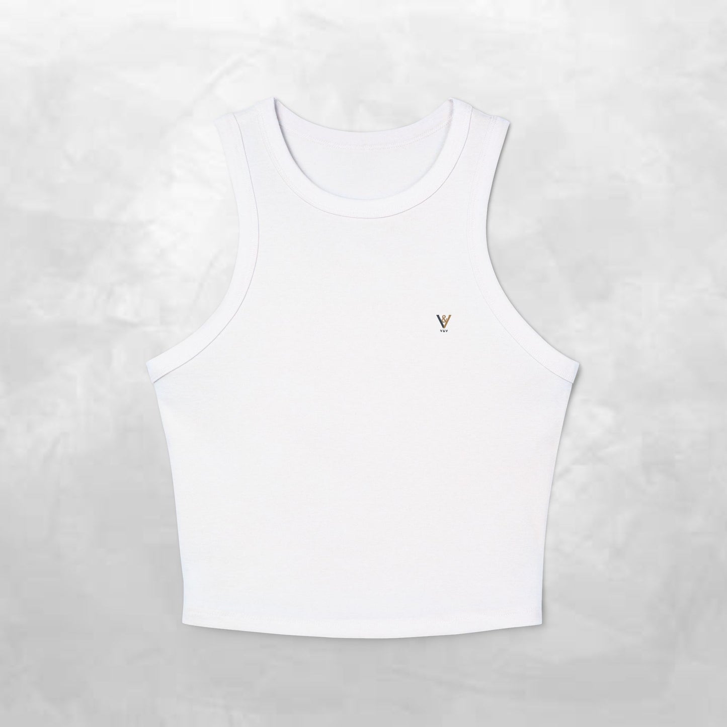 Women's Micro Rib Racer Tank Top - Effortless Everyday Style