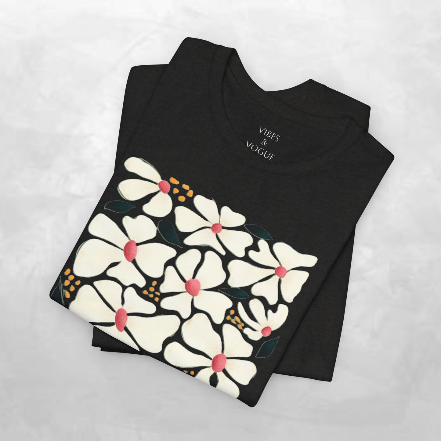 Vibrant Floral Unisex Tee, Casual Summer Shirt, Gift for Flower Lovers, Beachwear, Relaxed Fit, Everyday Comfort