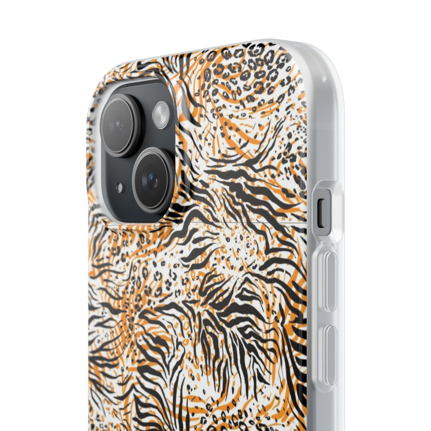 Wild Animal Print Flexi Case for iPhone - Fierce & Trendy Design