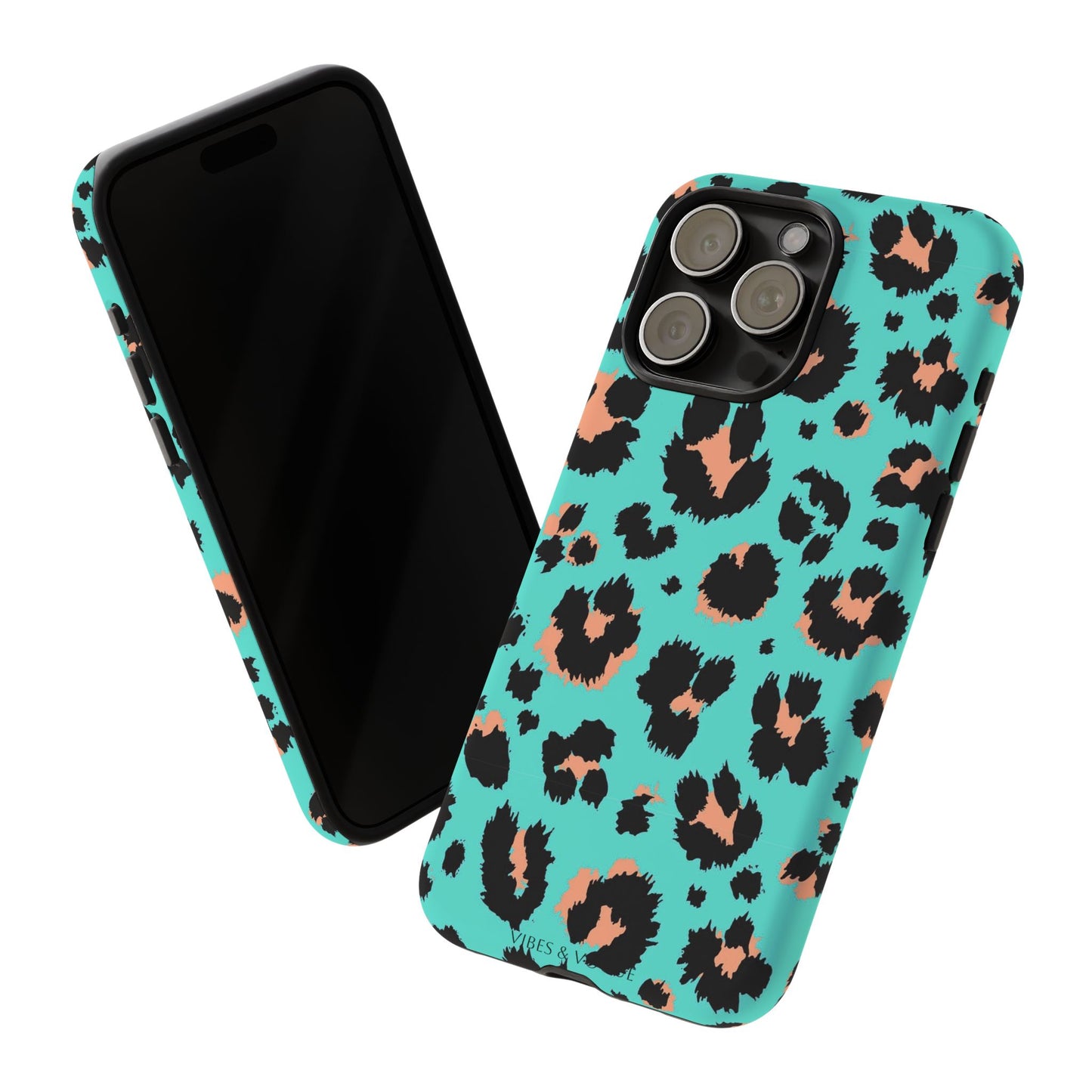Leopard Print Phone Case, Tough Phone Case, Wild Style Accessory, Animal Print Cover, Stylish Phone Protection