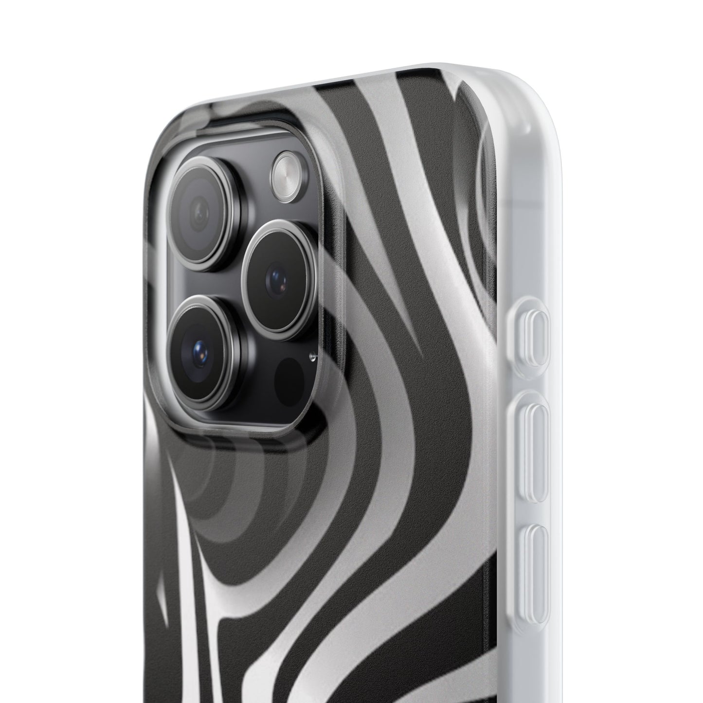 Stylish Phone Cases, Trendy Flexi Cases for iPhone, Black and White Art Case, Gifts for Him/Her, Phone Accessories, Unique Design