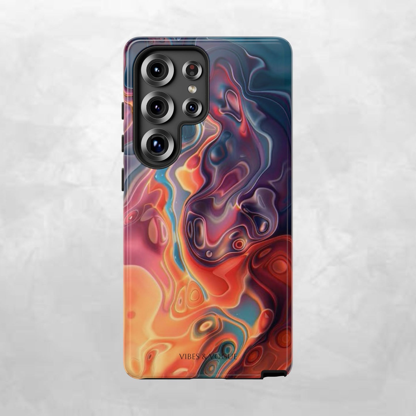 Colorful Phone Case, Abstract Print Cover, Tough Cases for Protection, Gift for Her, Modern Design, Trendy Mobile Accessory