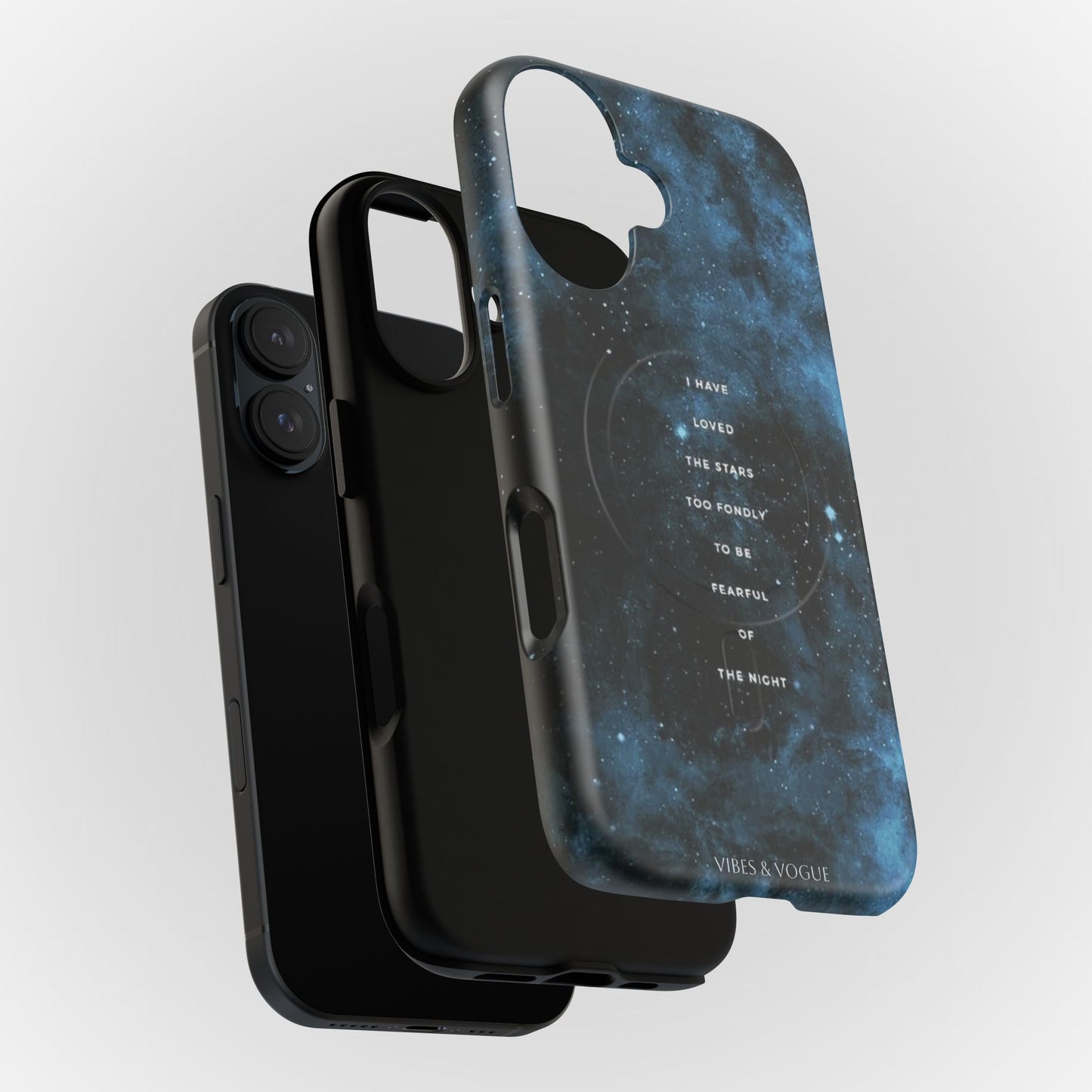 Galaxy-Inspired Tough Magnetic Phone Case - "I Have Loved the Stars"