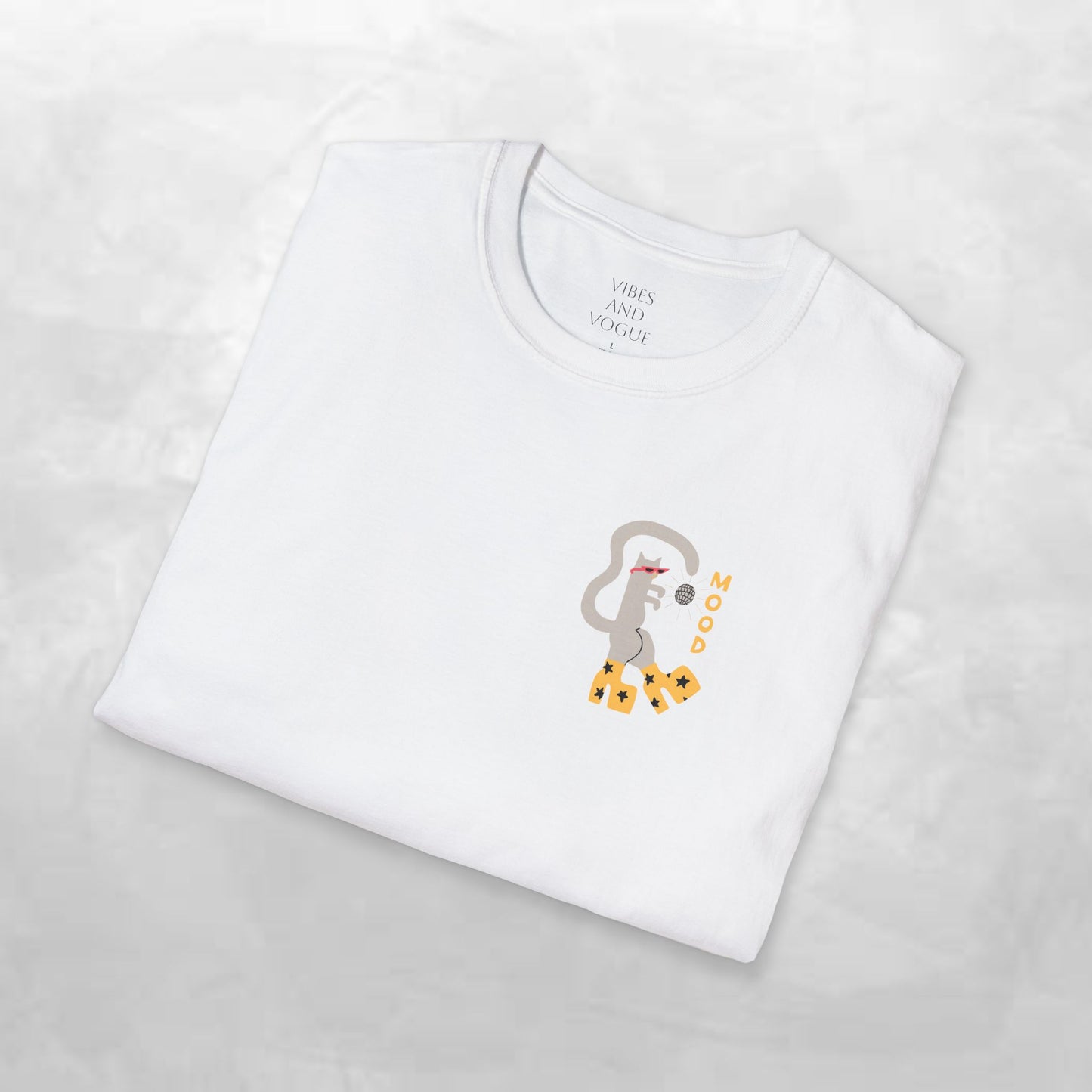 Ghost & Sunflowers T-Shirt — Cute Minimal Halloween Tee