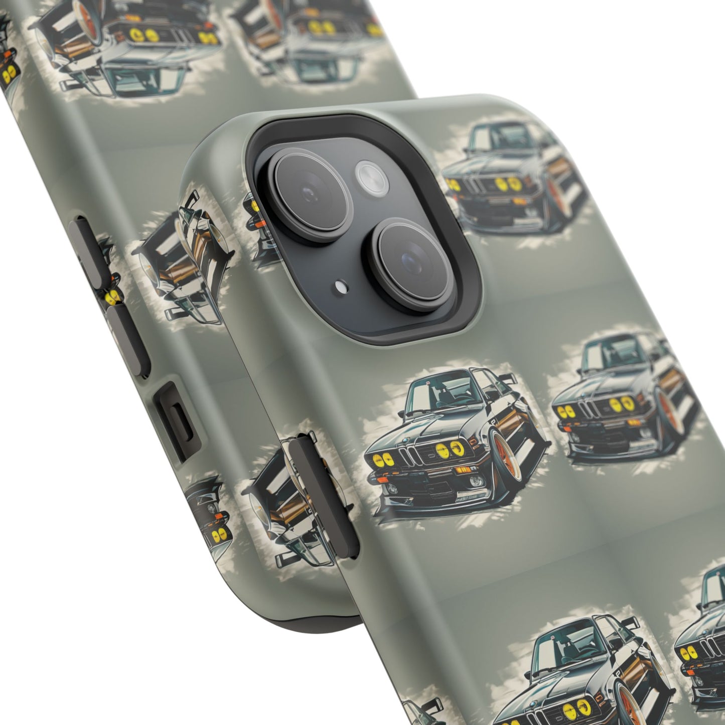 Stylish Car-Themed Magnetic Tough Cases - Perfect for Auto Enthusiasts