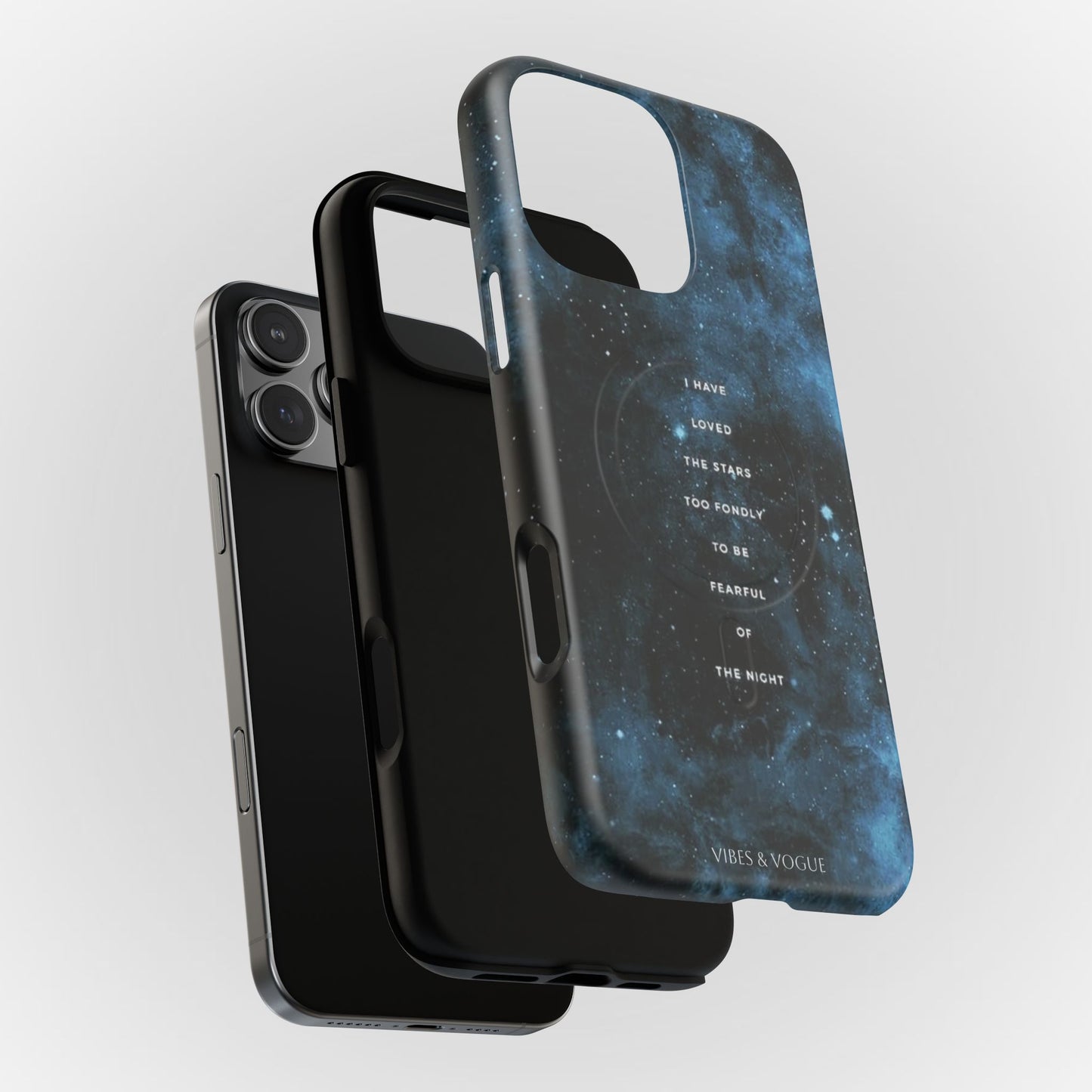 Galaxy-Inspired Tough Magnetic Phone Case - "I Have Loved the Stars"