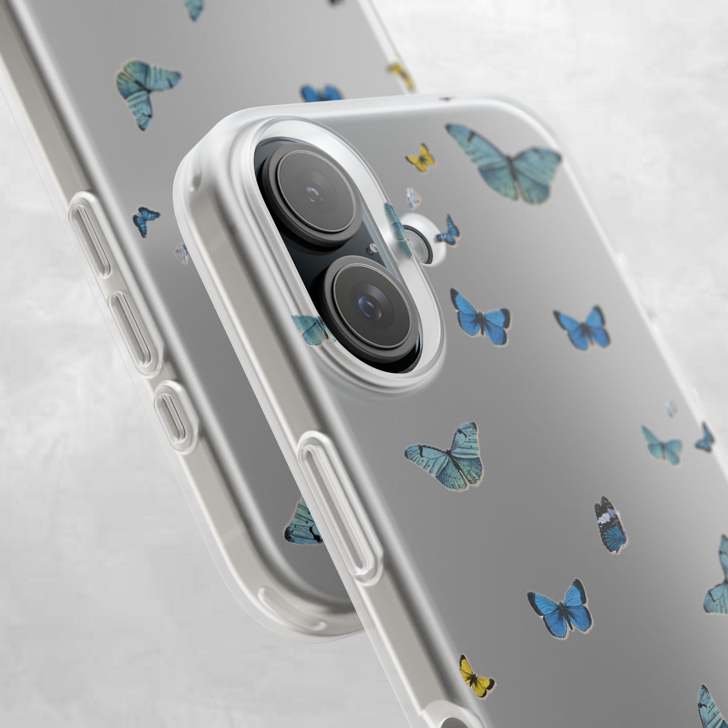 Butterfly Vibes Phone Case, Flexible Phone Cover, Elegant Phone Accessory, Gift for Nature Lovers, Spring Decor, Eco-Friendly Case