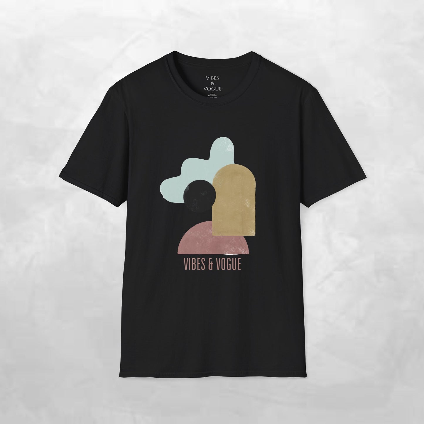 Vibes & Vogue Unisex Softstyle T-Shirt - Trendy Casual Wear for Art Lovers