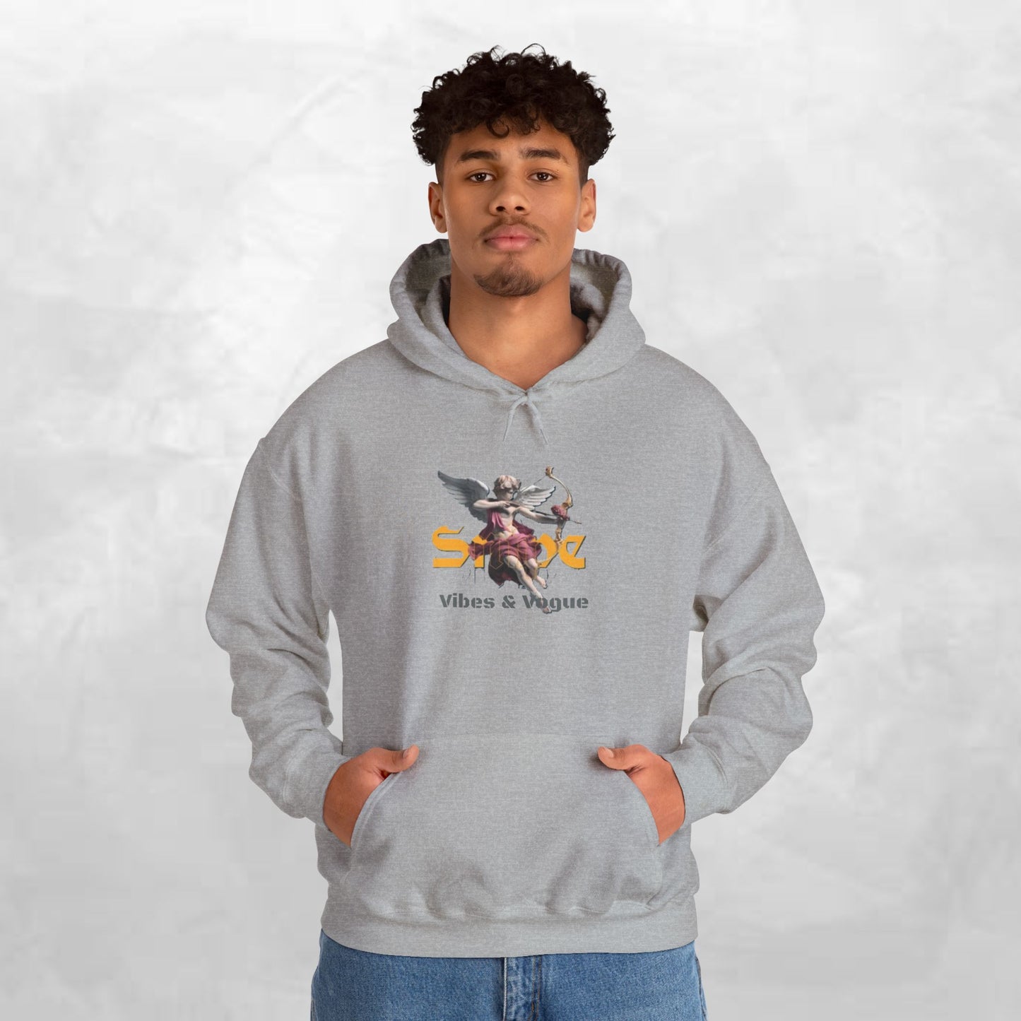 Chic Graphic Hoodie - Unisex Heavy Blend™ Sweatshirt, Casual Wear, Street Style, Gift for Him/Her, Comfortable Fashion, Trendy Apparel