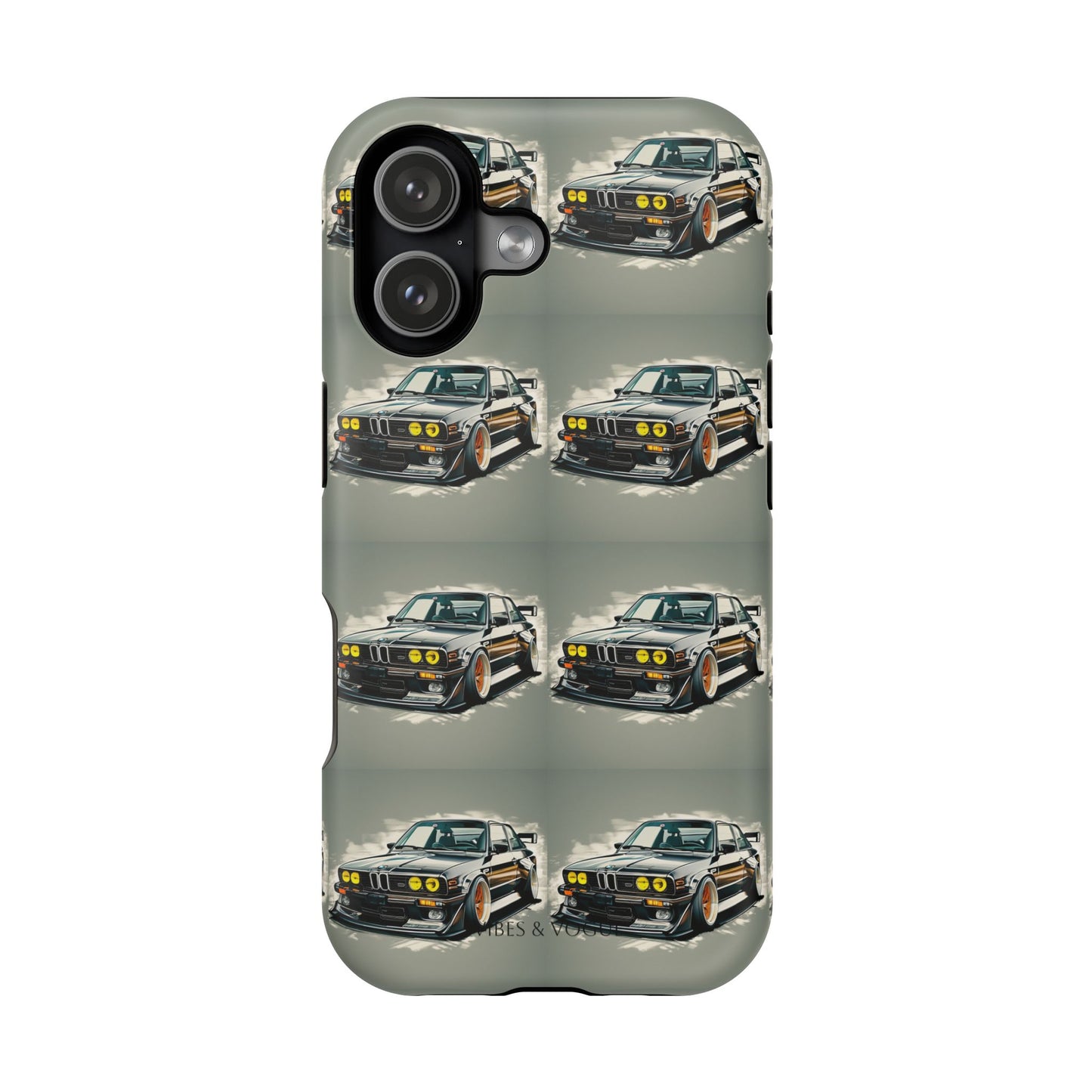 Stylish Car-Themed Magnetic Tough Cases - Perfect for Auto Enthusiasts